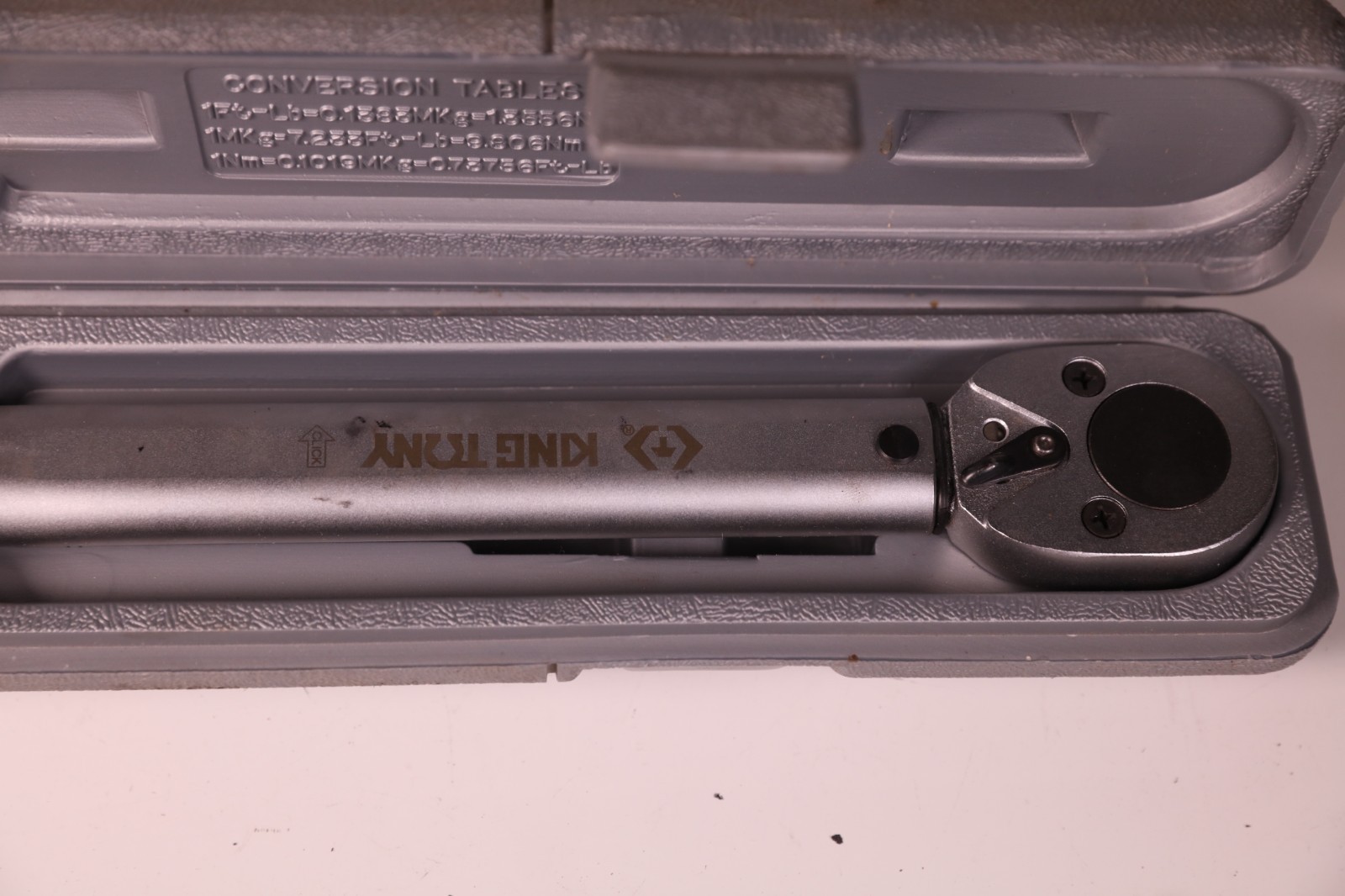 KING TONY 1/2″ Adjustable Torque Wrench (Newton Meter & Kilogram) 42-210 Nm