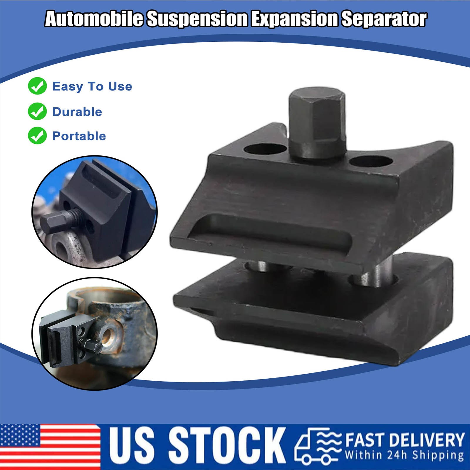 Car Suspension Strut Splitter Wheel Hub Steering Knuckle Expander Spreader Tool