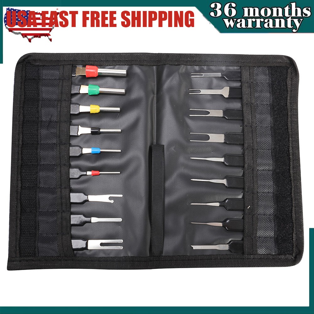 18* Heavy Duty Thick Car Terminal Removal Set Wire Connector Pin Release Tool