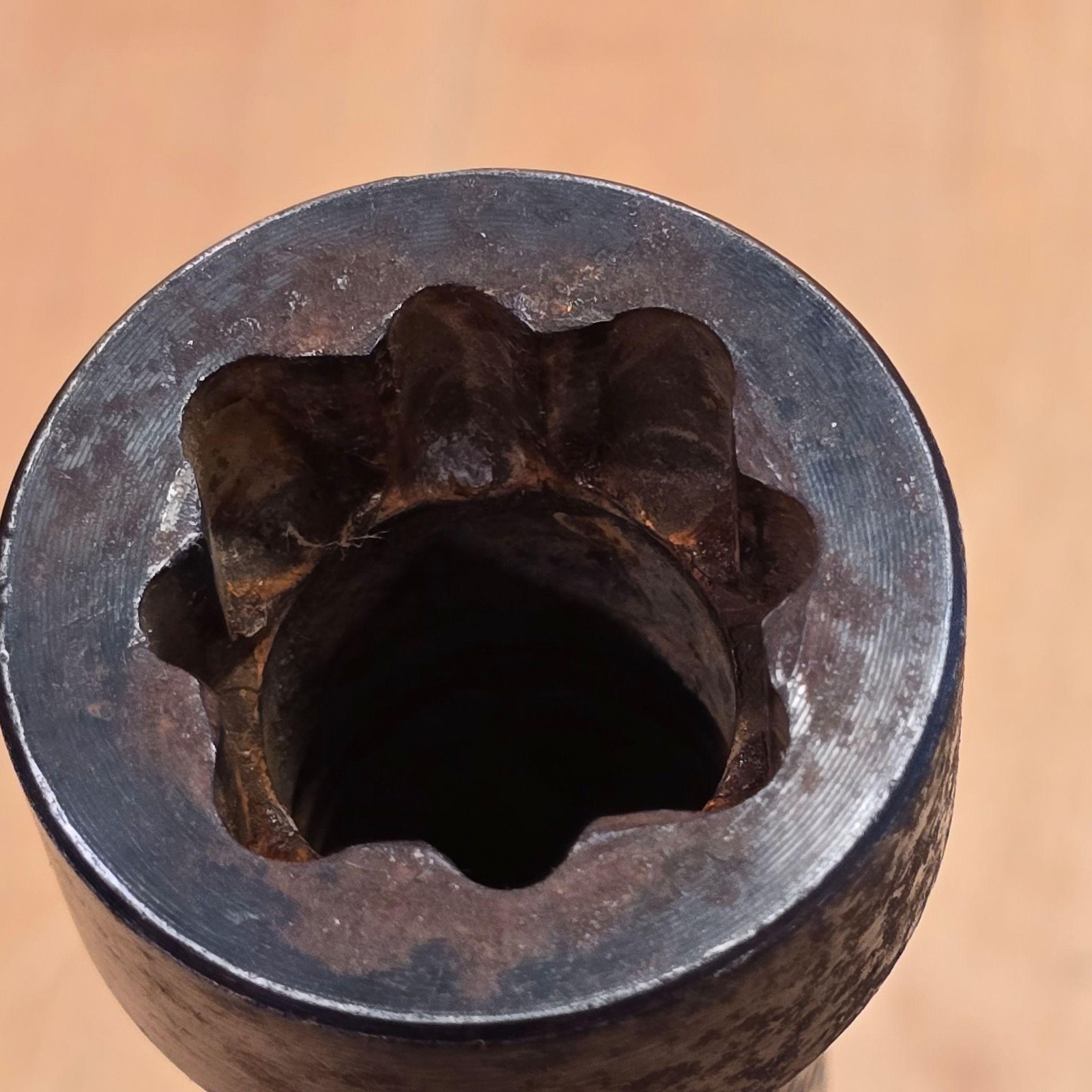 Specialty Double End Star Spline Socket Female Drive Steel Automotive Tool Used