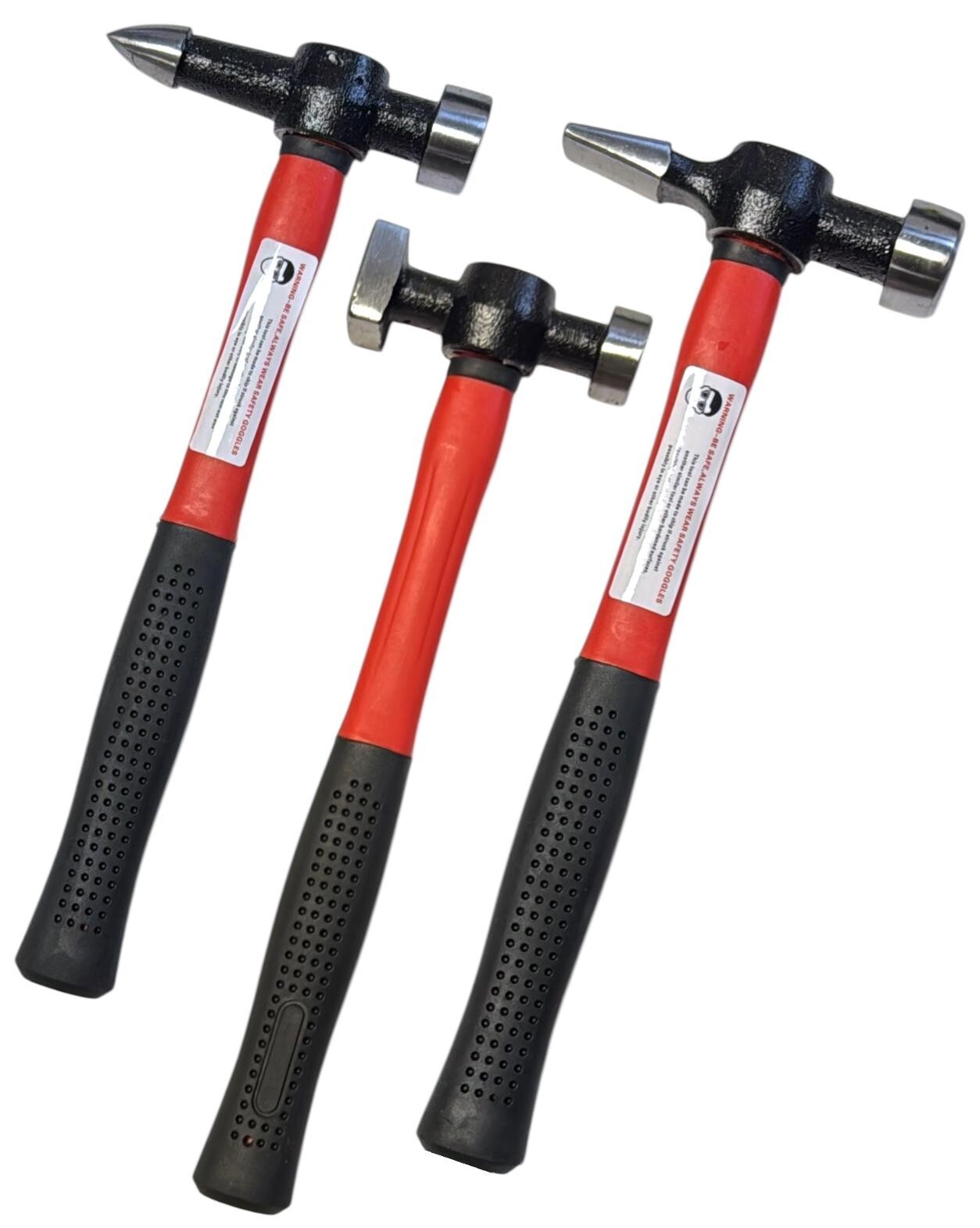 7Pc Car Auto Body Panel Repair Tool With Fibre Body Beating Bumping Hammer Set