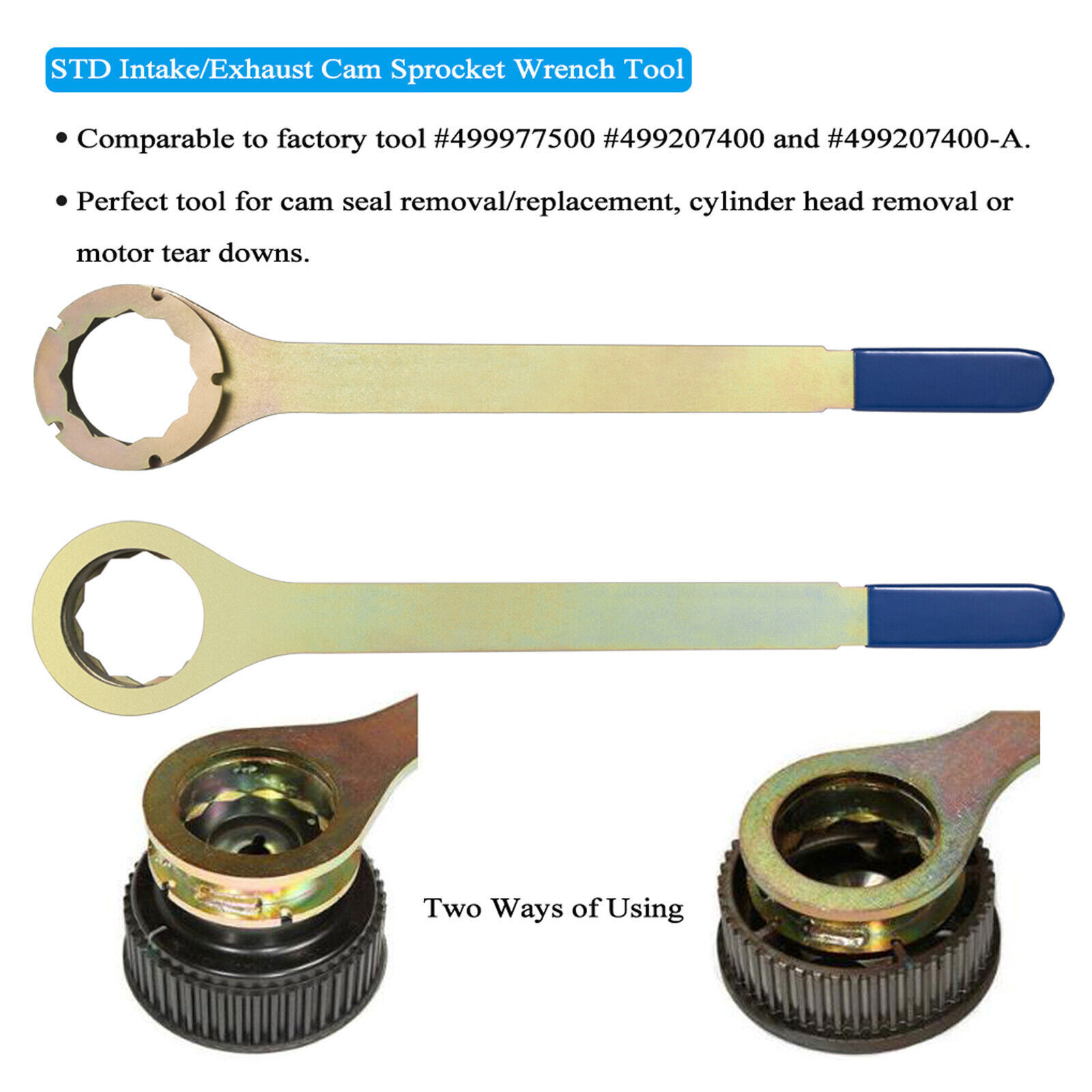 For Subaru STD Intake/Exhaust Cam Sprocket Install and Remove Wrench Tool Set US