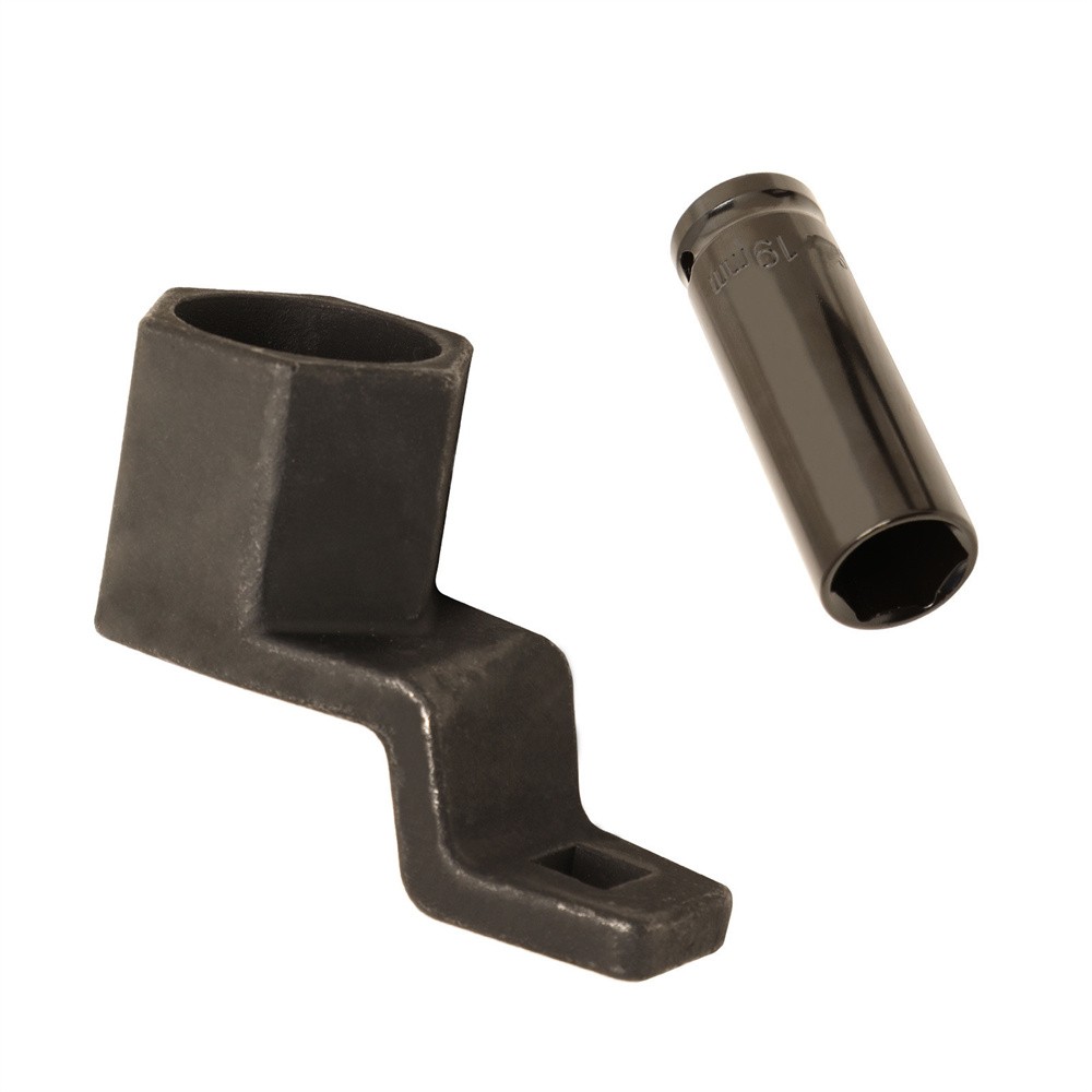 19mm Harmonic Balancer Socket + 50mm Crank Pulley Wrench Holder Tool For Honda