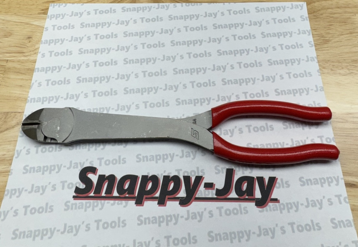 *NEW* Snap-on 11″ Long Heavy Duty Diagonal Cutters 312CF – Red Grips