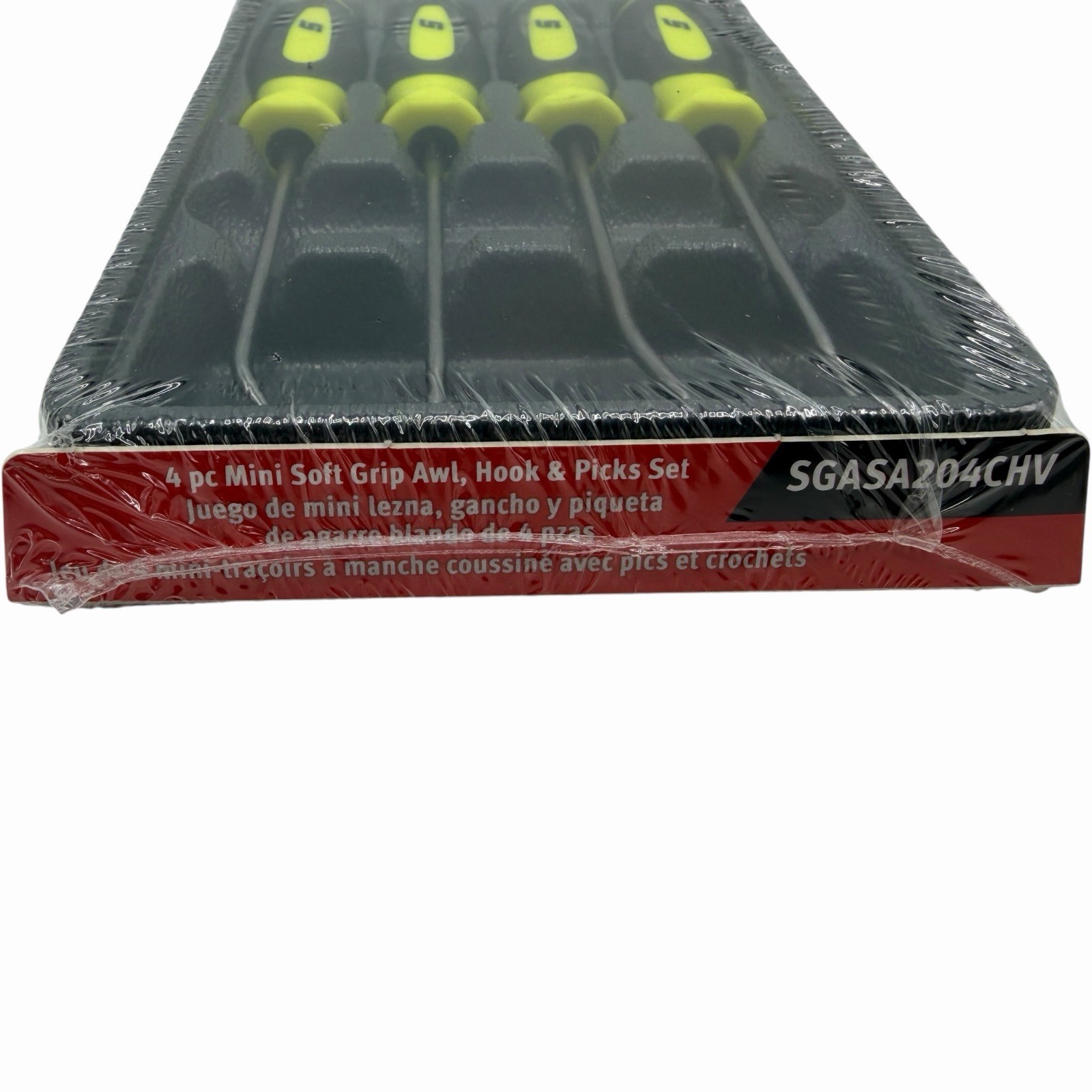 Snap On Tools Mini Pocket Pick Awl Set 4 piece High Vis 6 inch Straight Bent 90