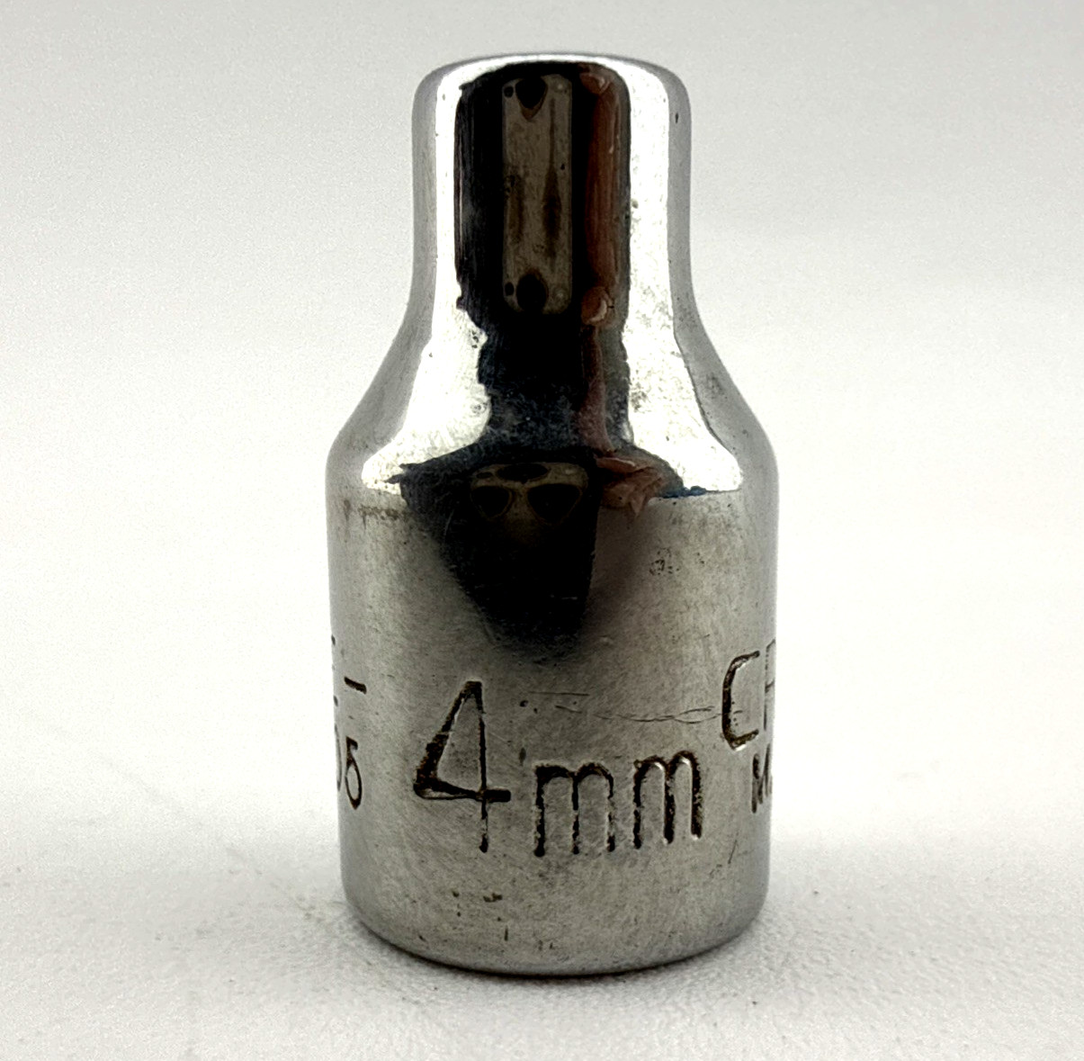 Vintage Craftsman EE-43505 1/4″ Drive 4mm 6 Point Shallow Socket USA
