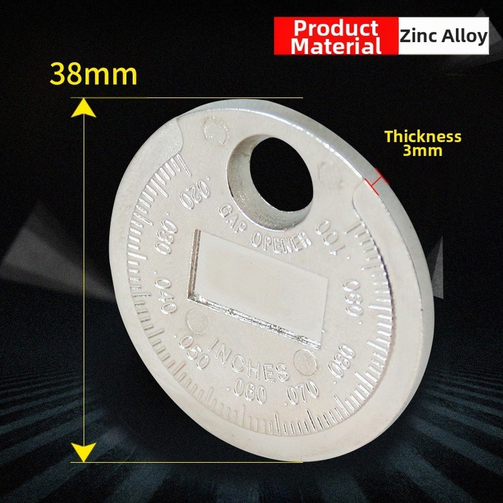 Spark Gap Gauge Tool 0 6 -2 4mm Zinc Alloy Metric FOR IMPERIAL Measurement