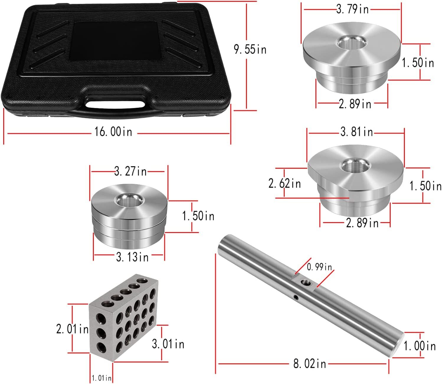 11001 Pinion Depth Checker For GM 10-12 Bolt Ford 7.5» 8» 8.8» 9» Dana 30-70