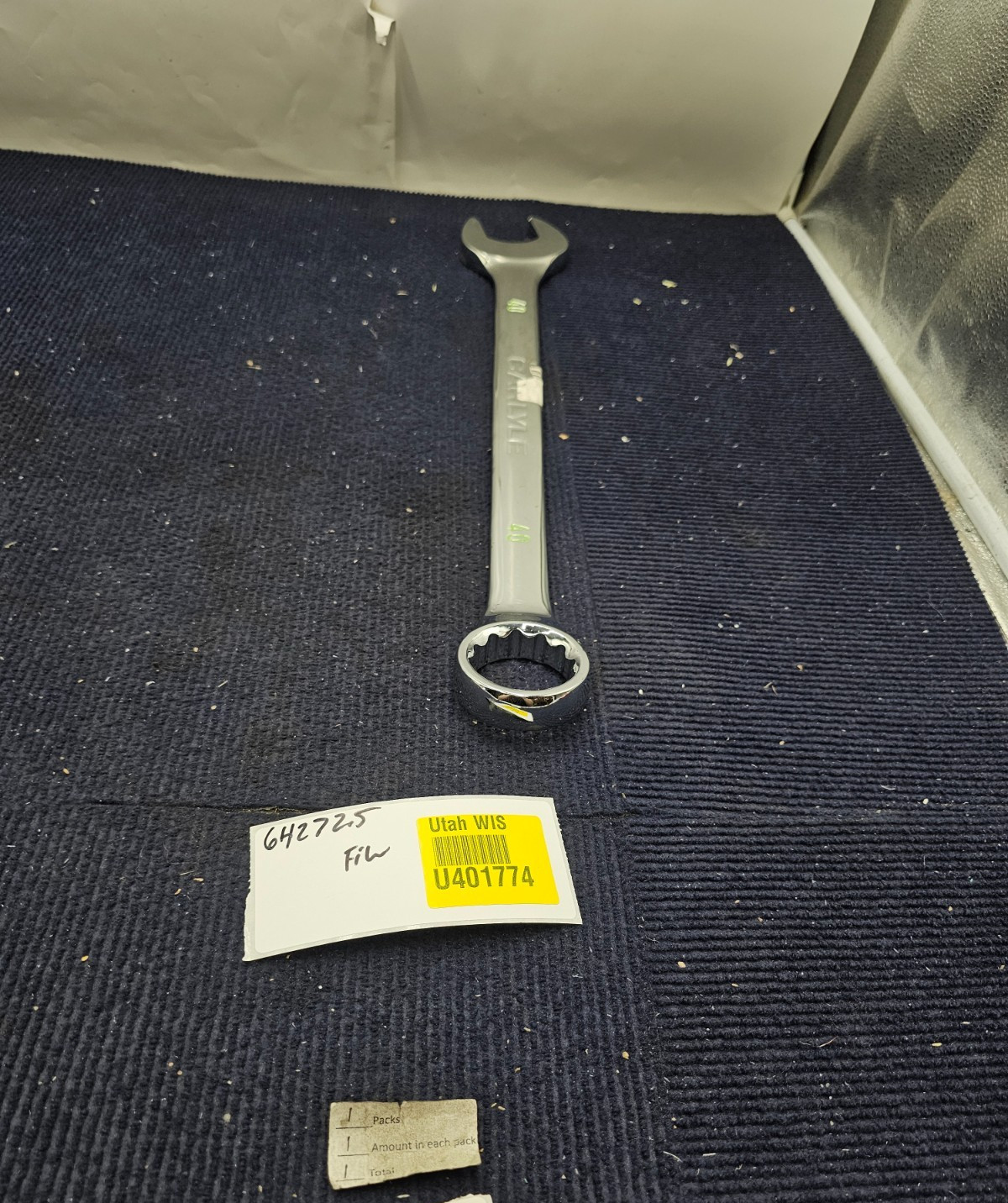 CARLYLE CCWFP140M Metric 40mm Combination Wrench 12-Point, 19.7″ Length