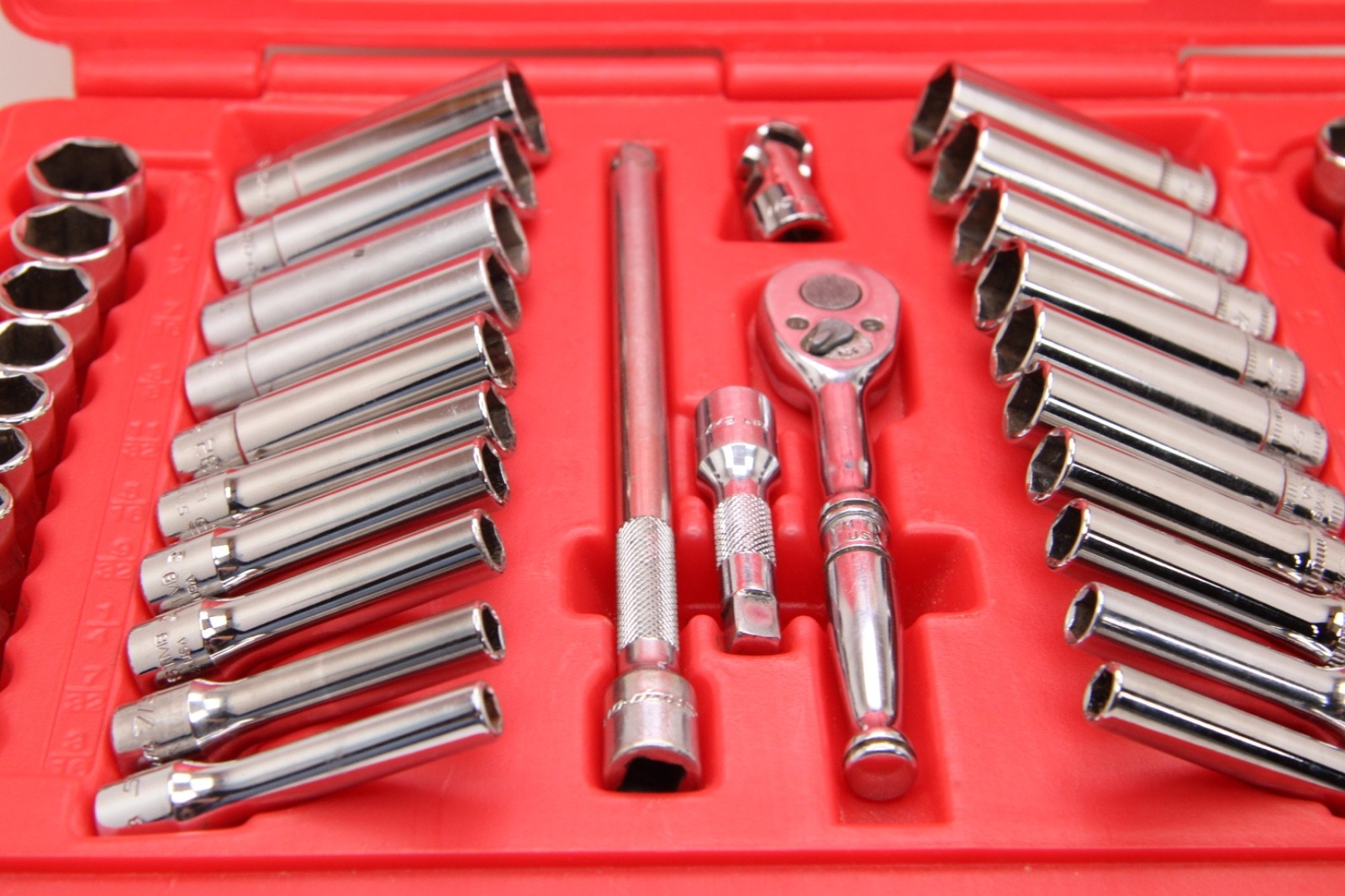 Snap-on 144TMPB 44 Piece 1/4″ Drive 6-Point Metric/ SAE General Service Set USA
