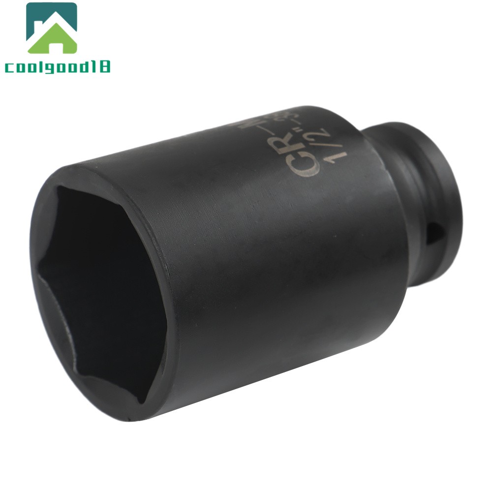 9Pcs 1/2″ Drive Metric Axle Hub Nut Socket Deep Impact Socket Tool Kit 29-38mm