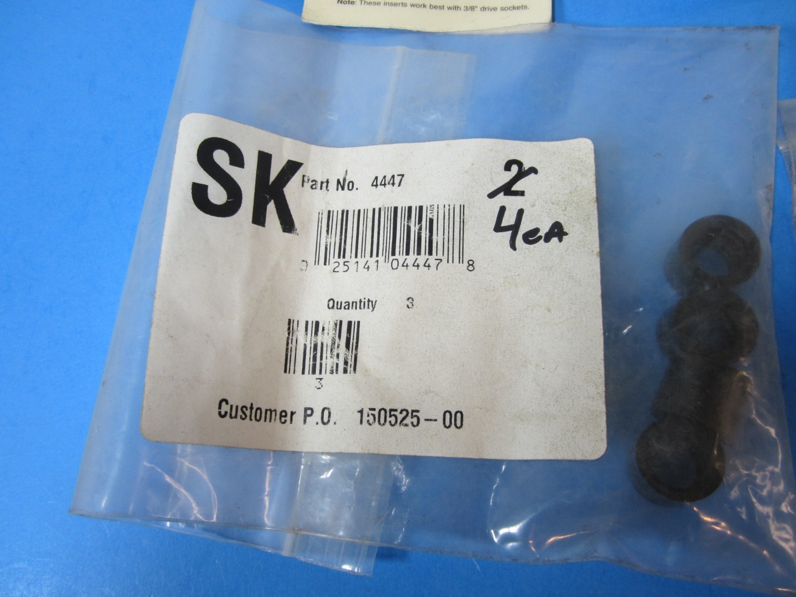 10-piece Mac Tools & SK Tools spark plug socket inserts magnetic & rubber
