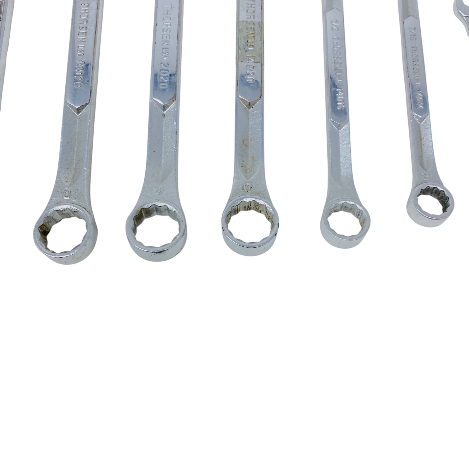 Thorsen USA Combination Wrench Lot Set SAE Mechanics Tools, 7 Pcs