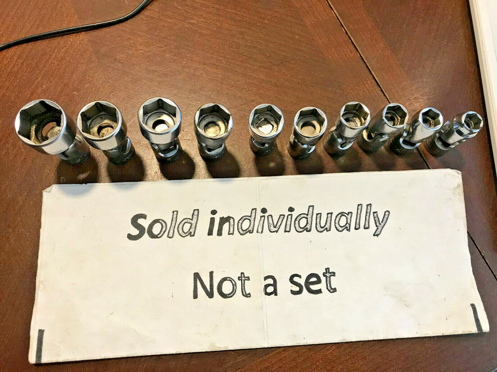 U-PICK* Snap-On Tools Swivel Flex wobble universal chrome metric 3/8″ Drive USA