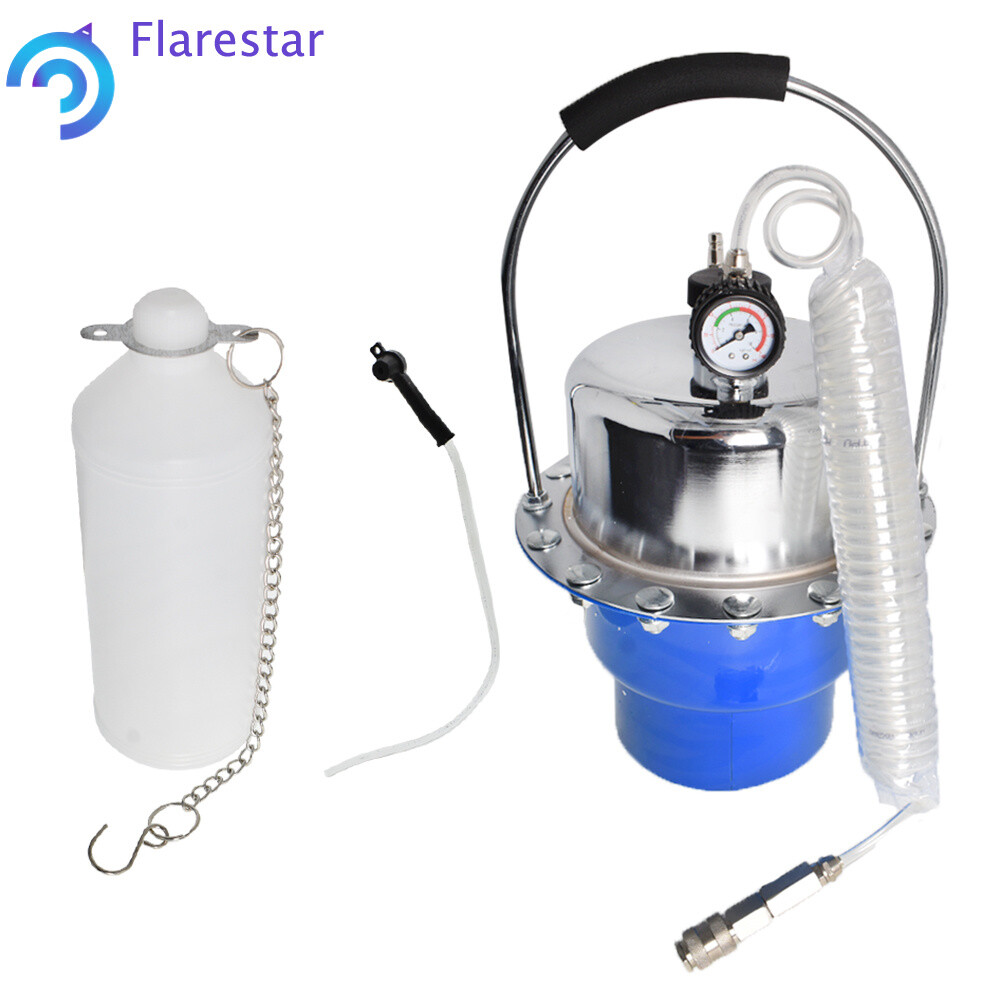 Portable Pneumatic Air Pressure Brake Kit + Clutch Bleeder Valve System Kit