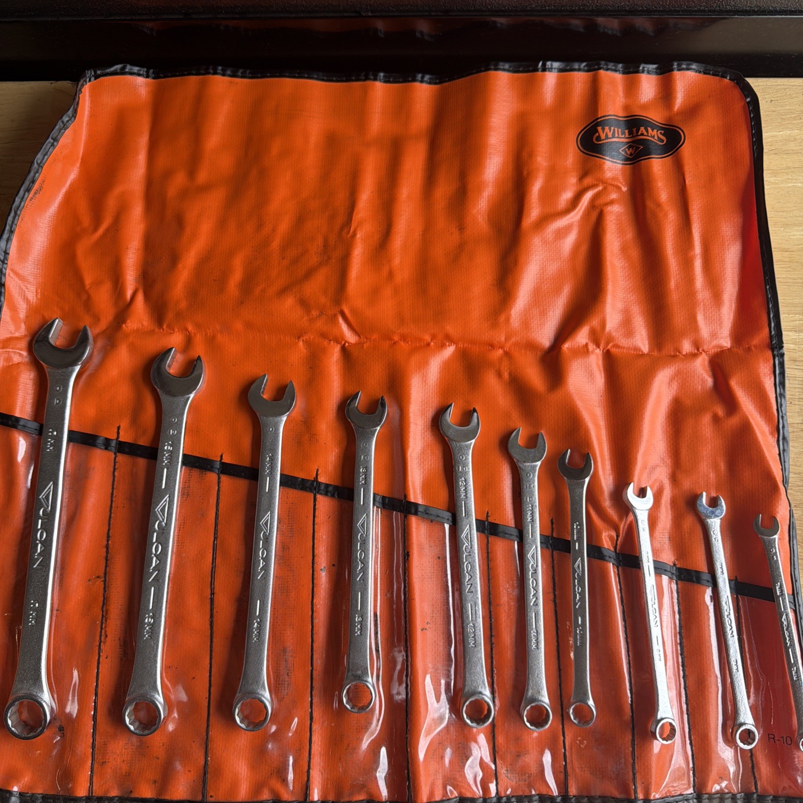 Vulcan x Williams Tools Metric Combination Wrench Set 12 Point 10pc XOEM7 USA