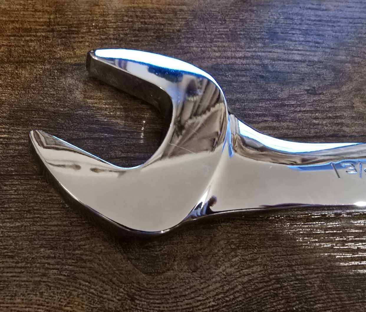 Snap-on ™ Tools USA 1-3/8″ New SAE Four-Way Angle Head Open-End Chrome Wrench