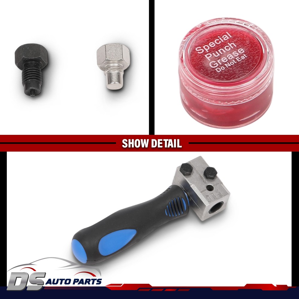 Universal Handheld Car 3/16» Single Flare W/Storage Brake Line Flaring Tool Kit