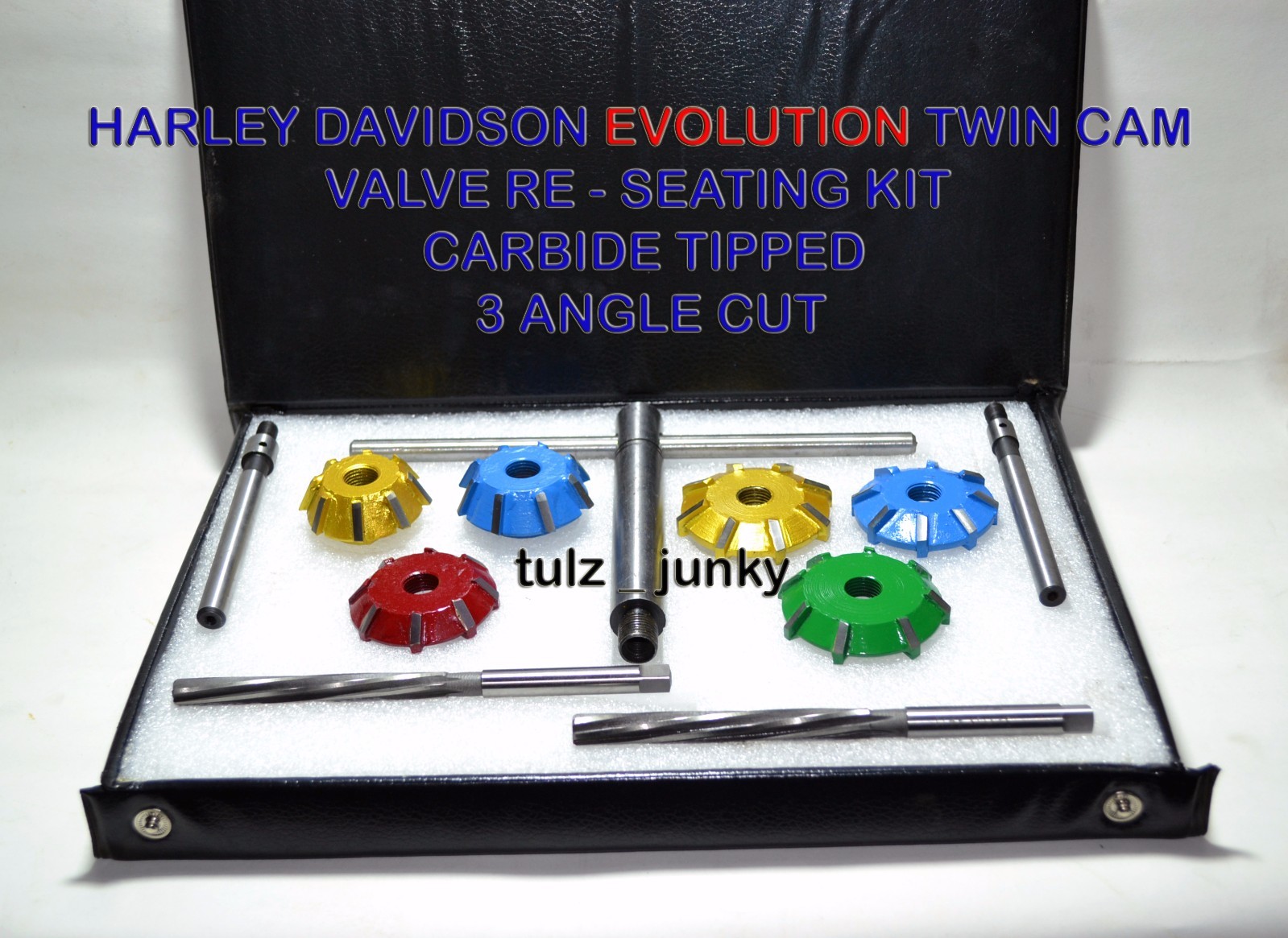 HARLEY DAVIDSON EVO TWIN CAM 2009 ENGINE VALVE RE-SEATING KIT CARBIDE TIPPED
