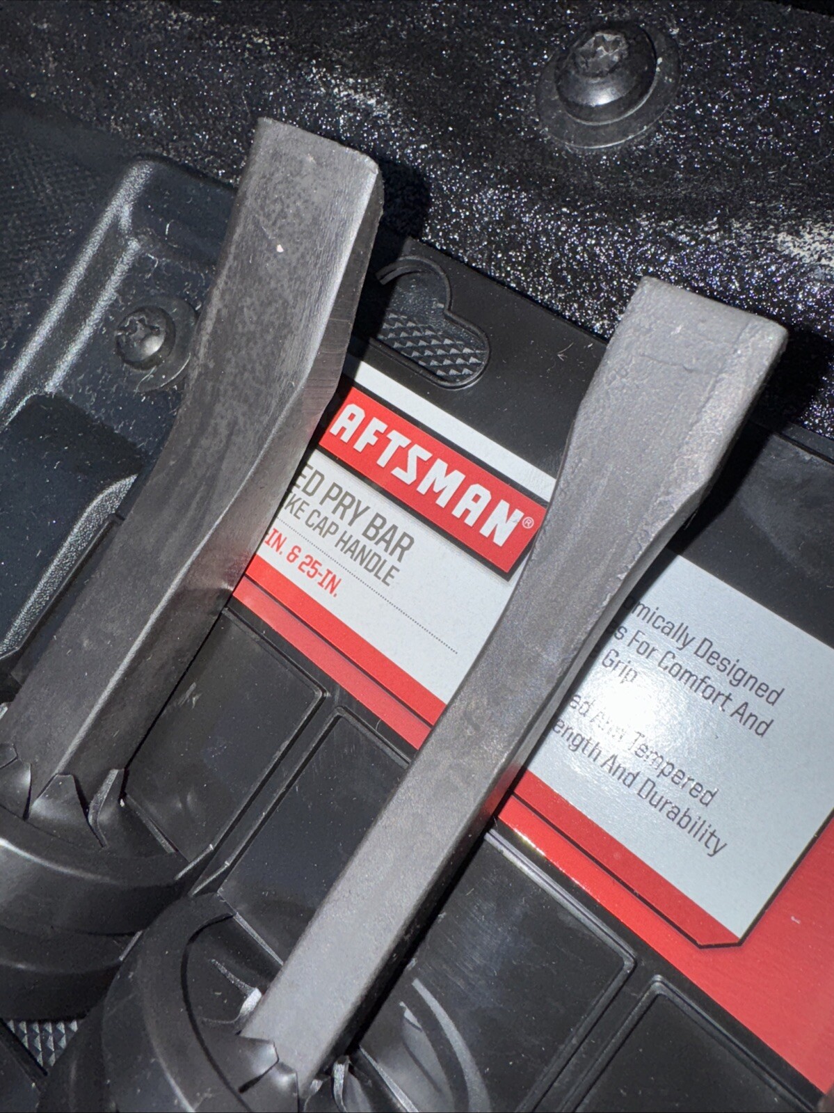 Nos Sears Craftsman Strike Cap Pry Bar Set, 12″ 17″ 25″, made in USA 43395 NEW