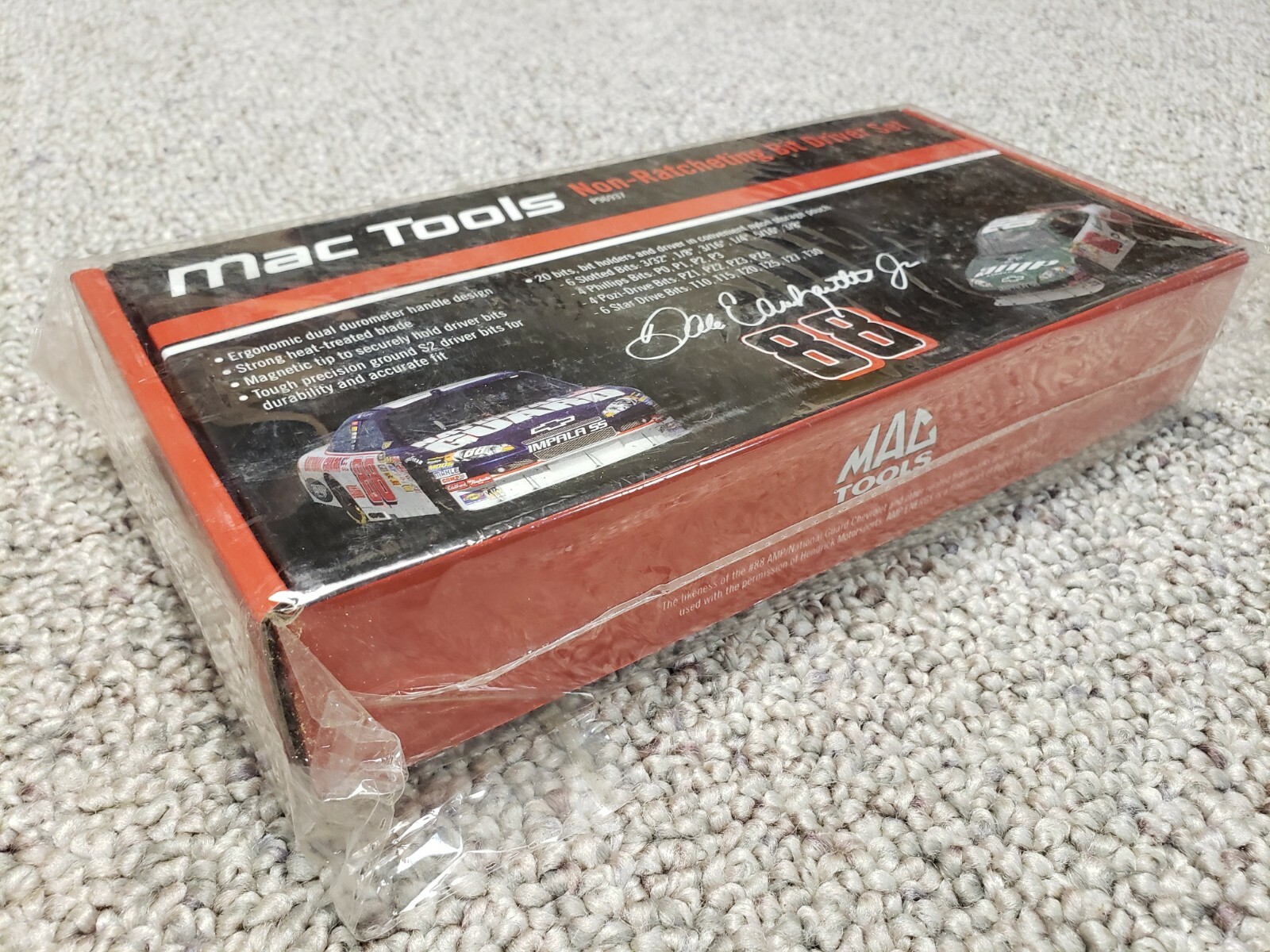 Brand New Mac Tools Non-Ratcheting Bit Driver Set P96937 Dale Earnhardt Jr 88
