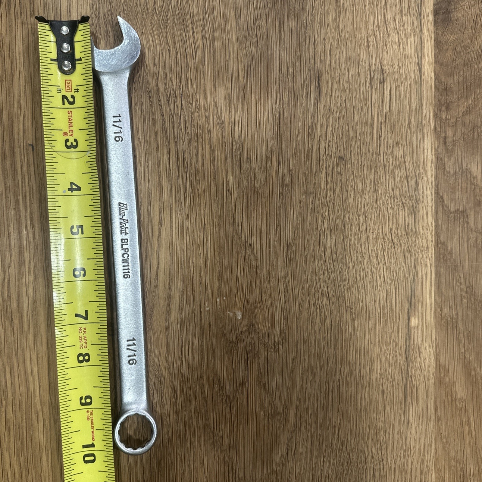 Bluepoint 11/16 12 Point Combination Box End Wrench BLPCW1116
