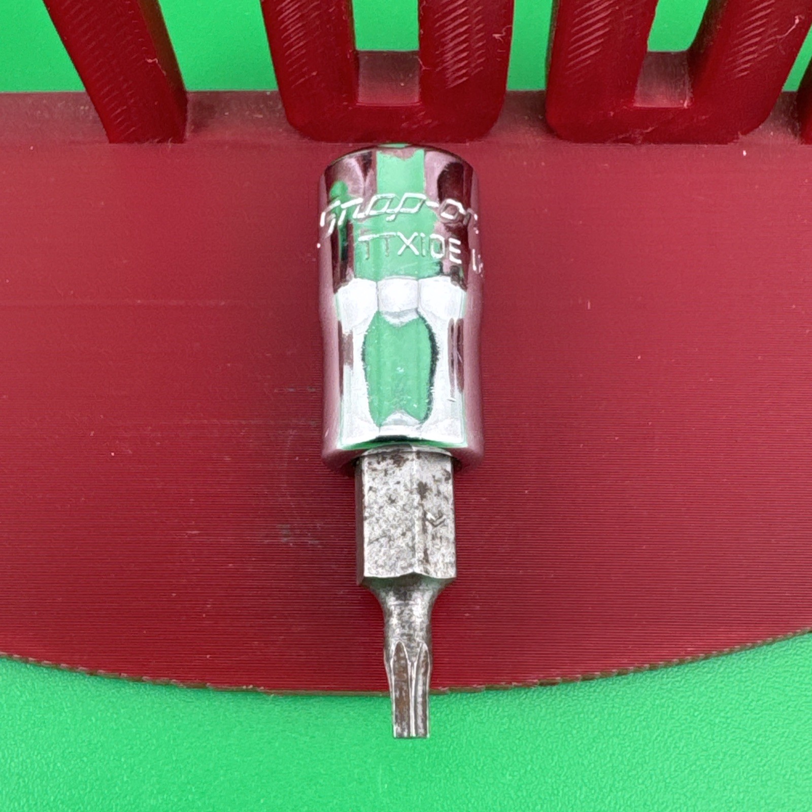 Snap On TTX10E 1/4″ Drive T10 Chrome Torx Star Socket Driver 1