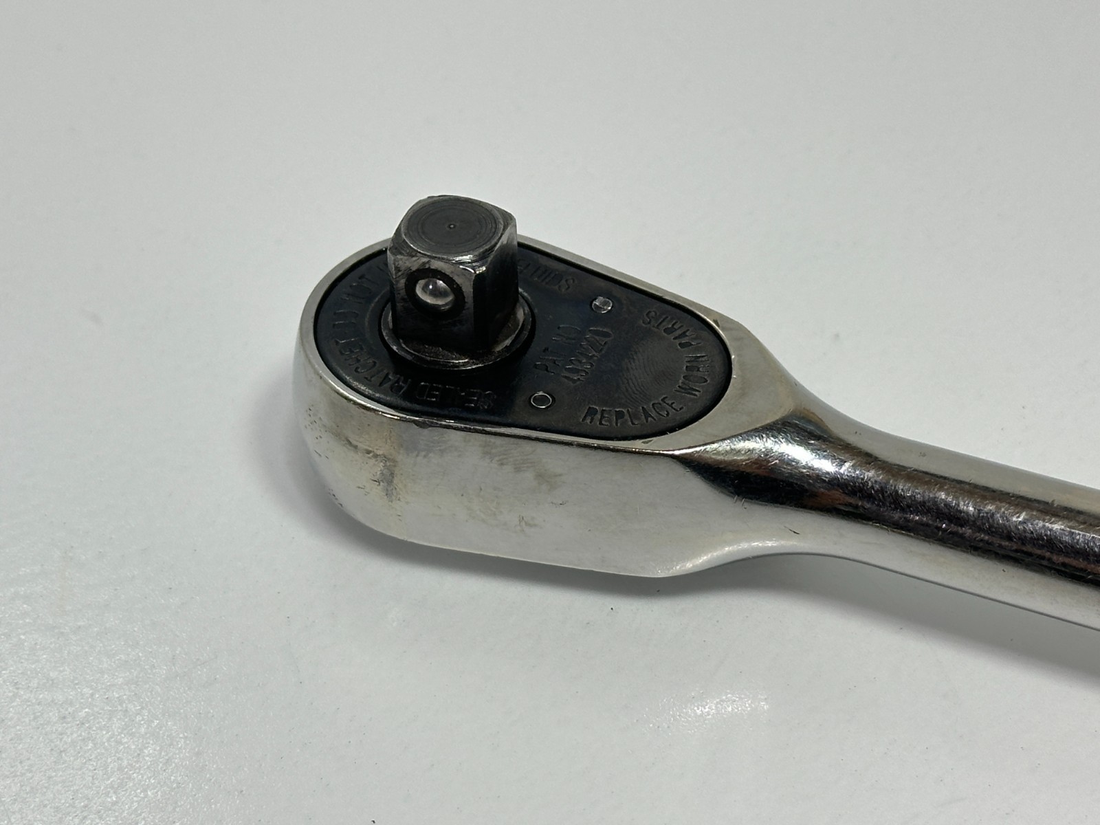 🇺🇸 Snap-on Tools USA S836 1/2″ Drive Pearl Blue Hard Handle Ratchet