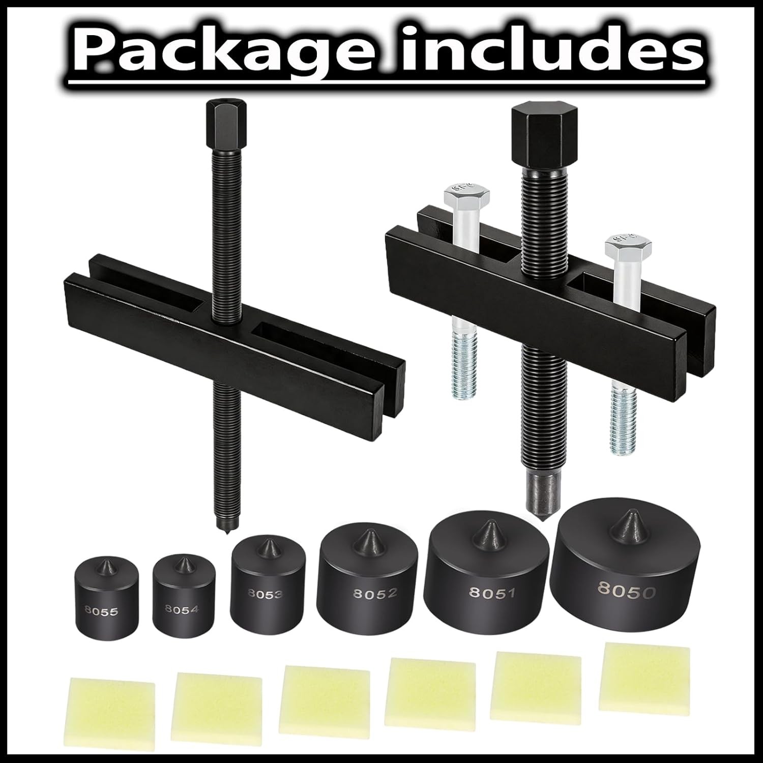 8056 Shaft Protector Set & 7393 Gear and Pulley Puller & 522 Large Gear Puller