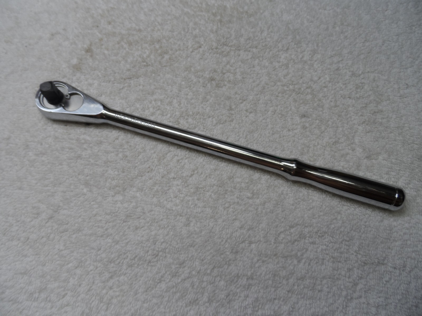 Craftsman 3/8 Drive Full Polish Long Handle Ratchet, made in USA, VR – PN 44833