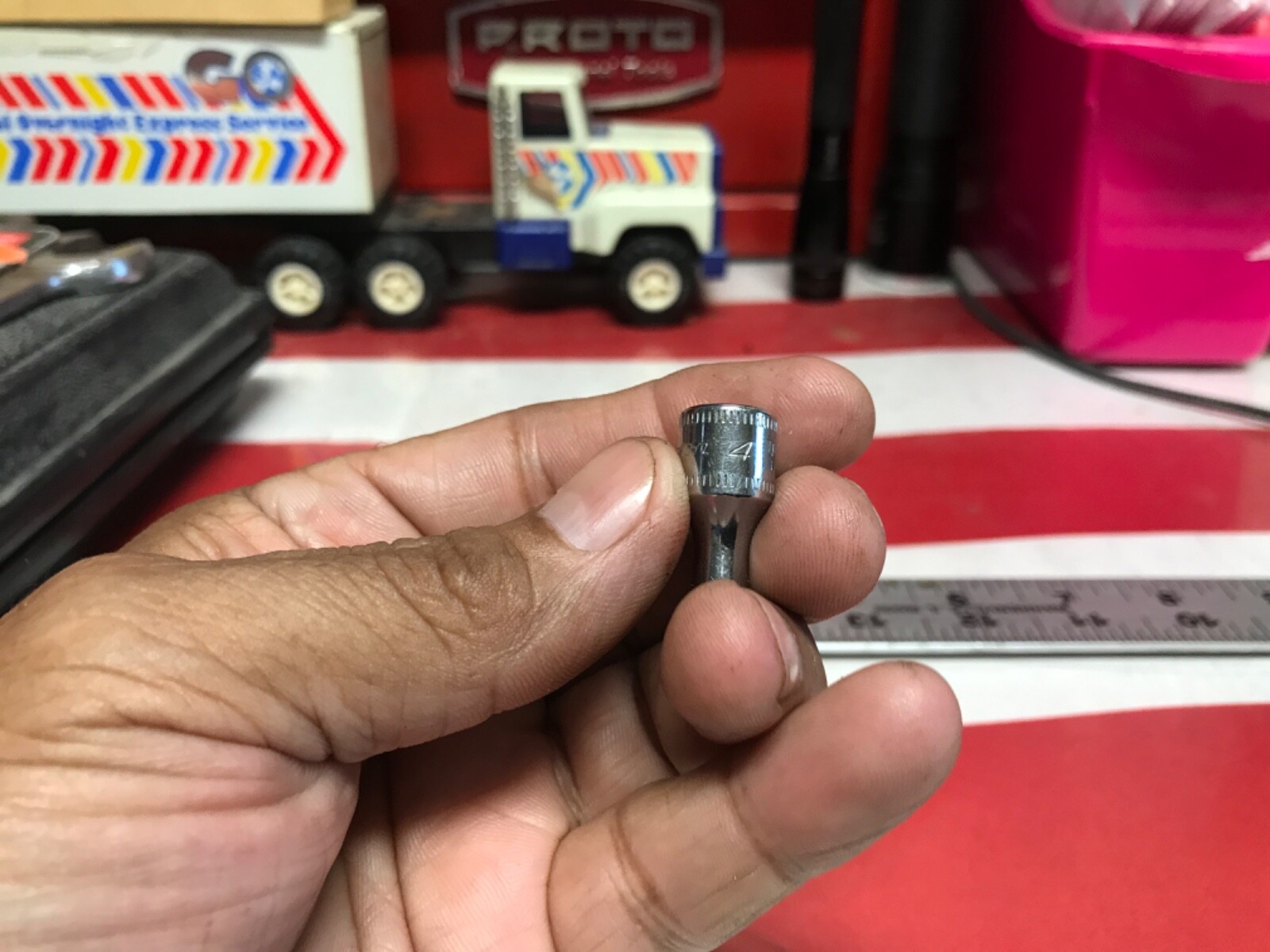 Snap on socket 4mm 1/4” drive 6 points TMM4 ####