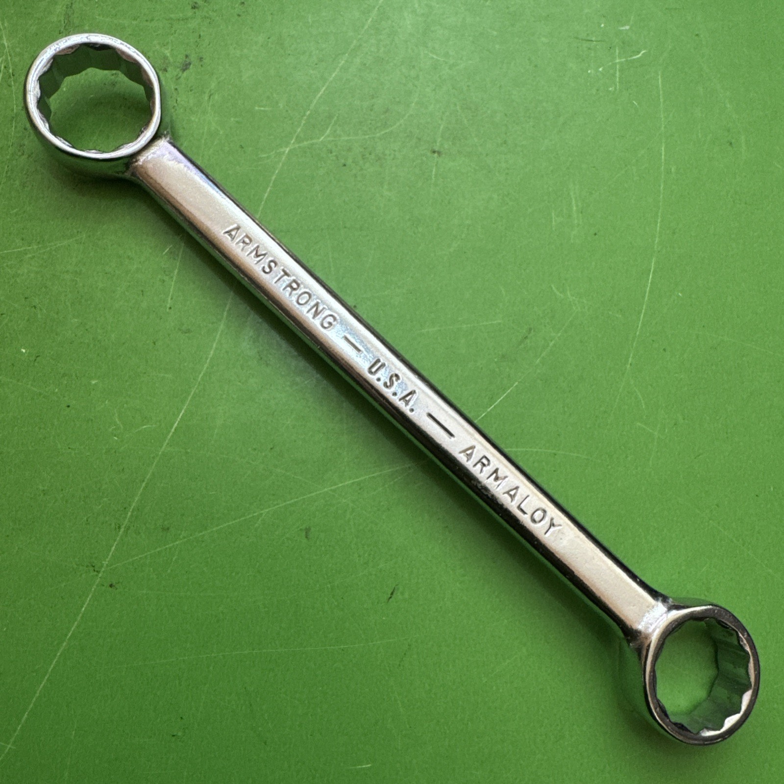 Armstong ARMALOY 12 Point 5/8″ x 9/16″ Full Polish Double Box End Wrench 6727