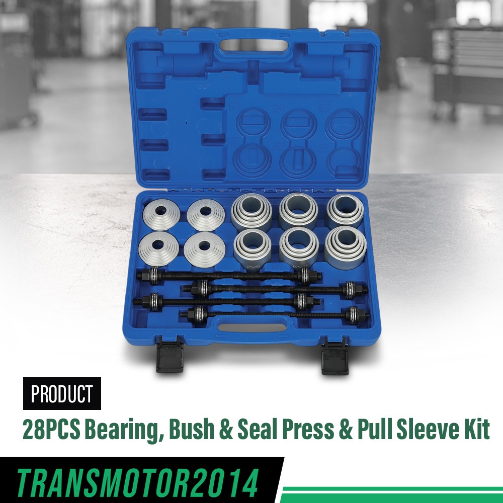 Press Pull Sleeve Removal Install Set 28PCS Universal Bearing Bush Seal Tool Kit