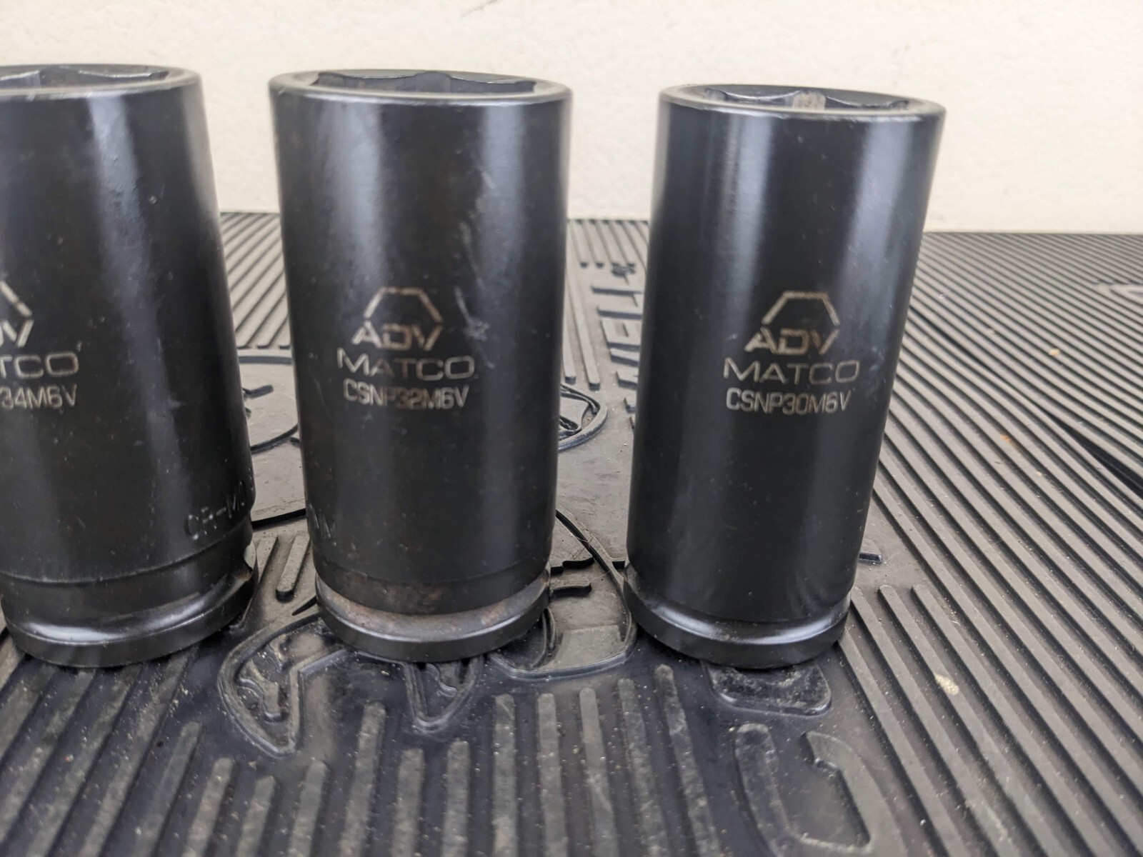 #az379 MATCO TOOLS ADV CDP SOCKET 30mm 32mm 34mm 35mm 6 POINT SET