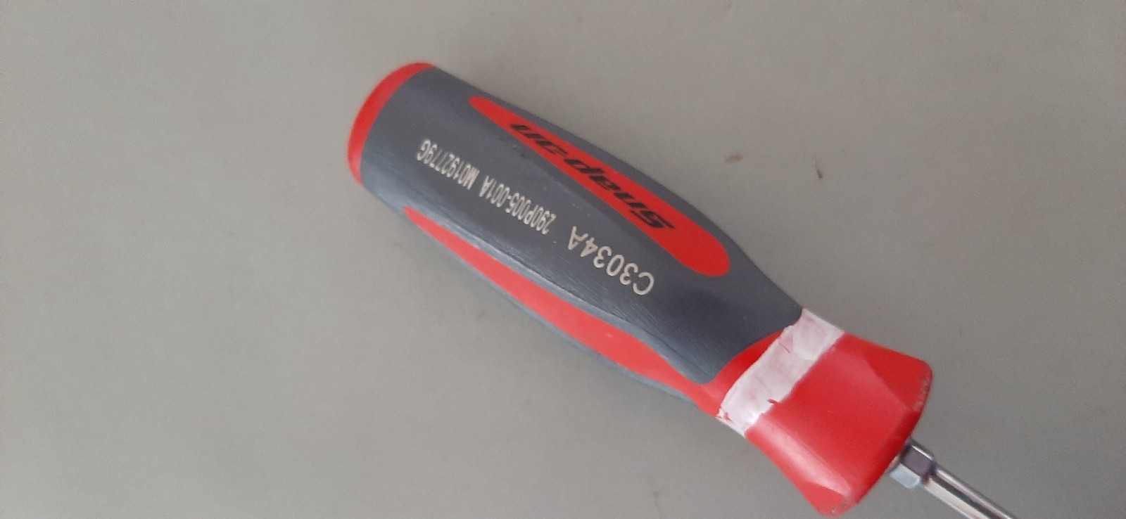 Snap-on SHDP31IR No # 1 Phillips Red Gray Instinct Grip Screwdriver USA Marked
