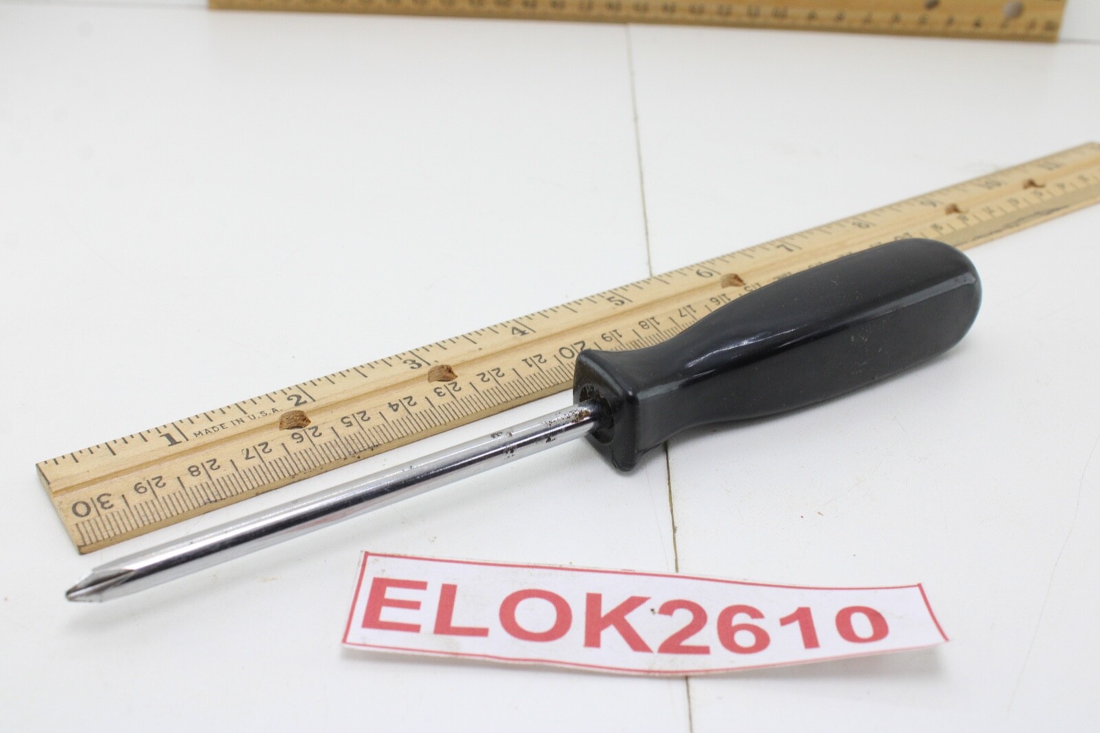 Unbranded #1 4″ Long Hard Black Handle Philips Screwdriver