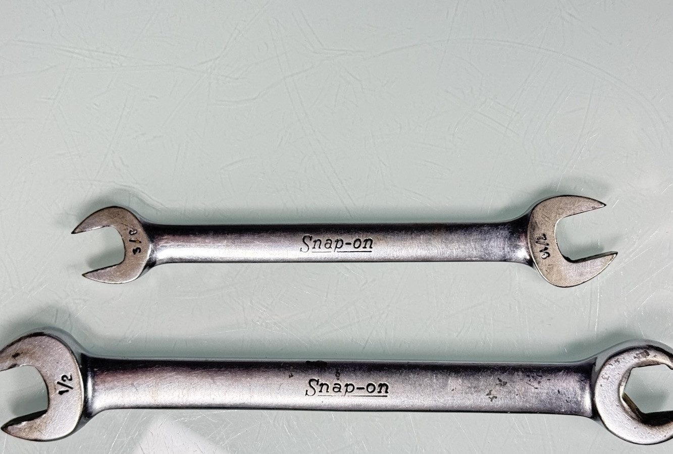 3pc Snap On Combination Wrench Lot SAE USA XV-1618 / RXS 16 / V0 1214 – Vintage