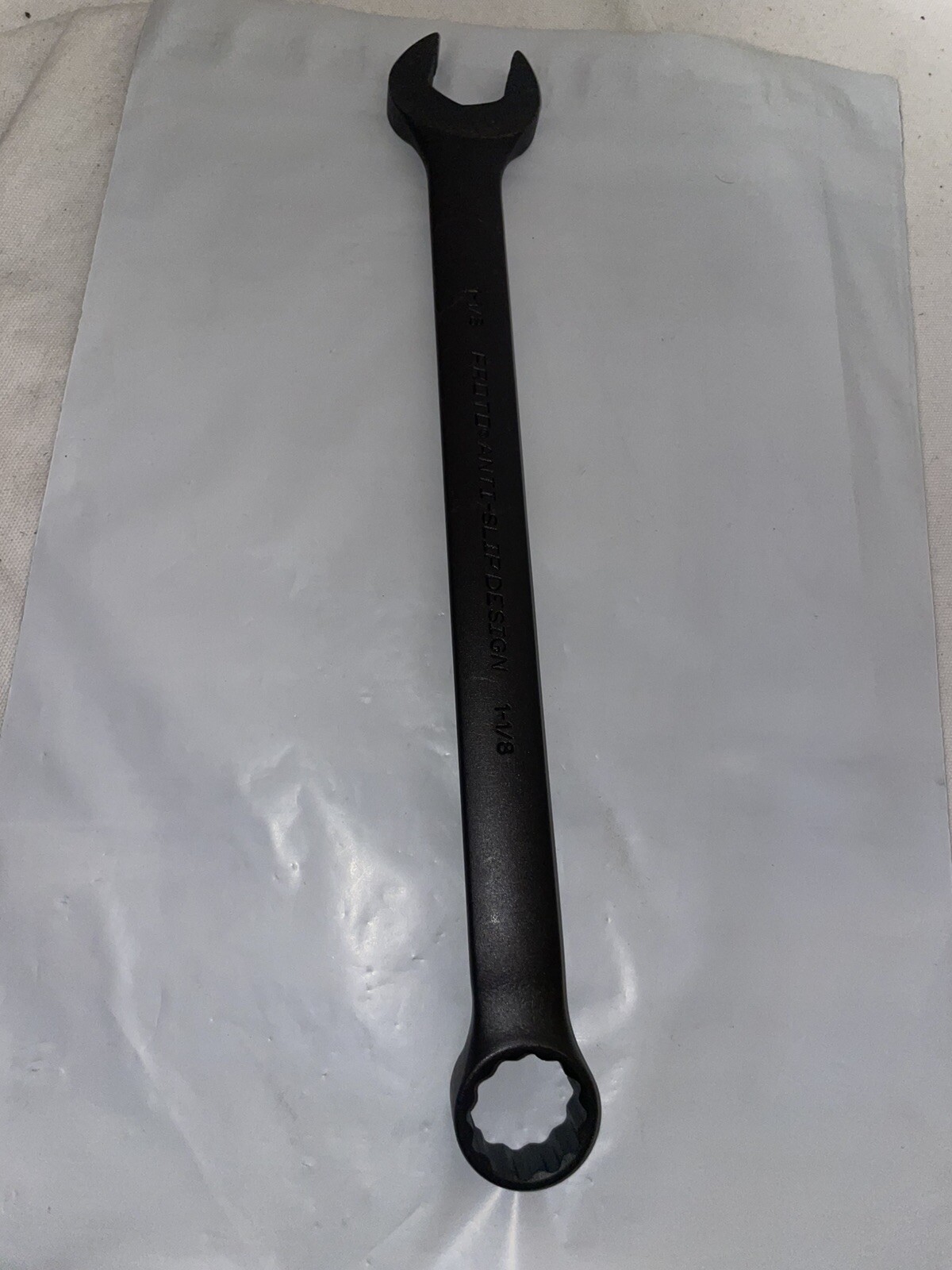 Proto 1-1/8 Anti-Slip Design 12 Point Combination Wrench J1236BASD