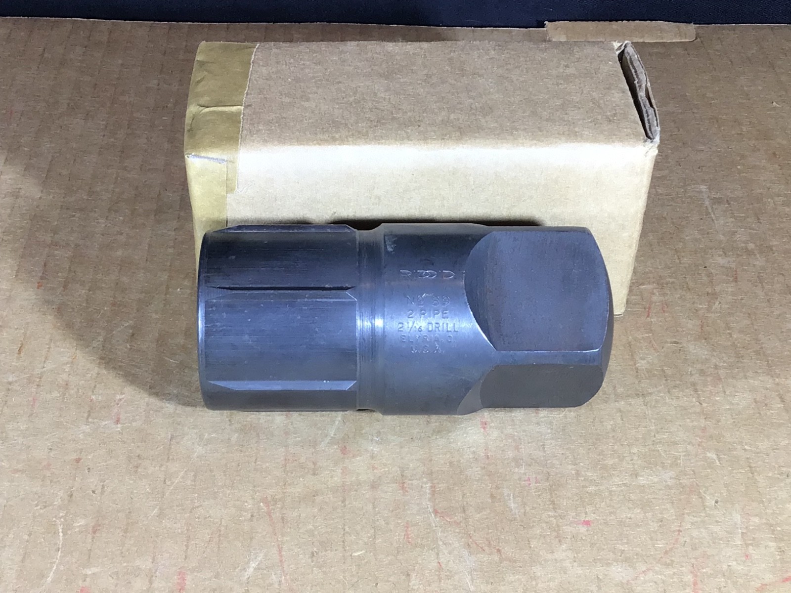 VINTAGE RIDGID TOOLS 2” HD PIPE EXTRACTOR model 89-E 35635 DRILL USA NOS