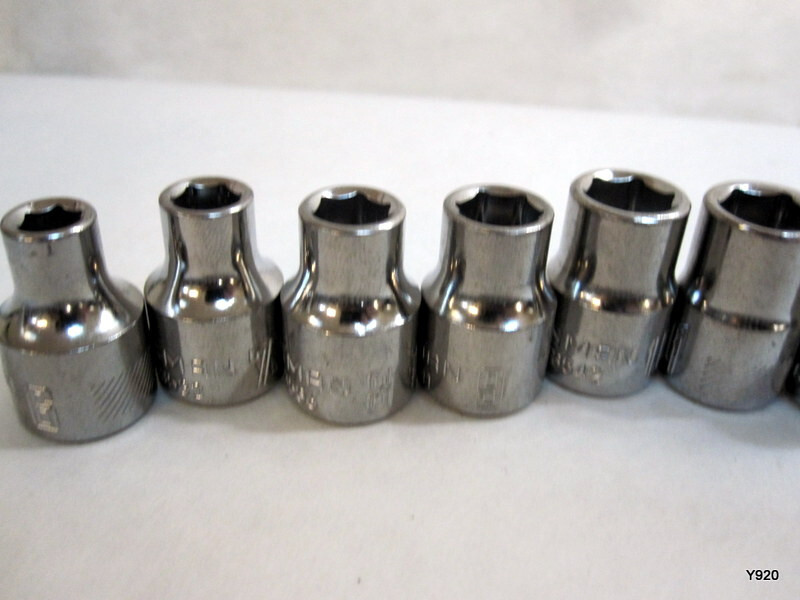 Craftsman set of 17pcs 6 point 6-22mm