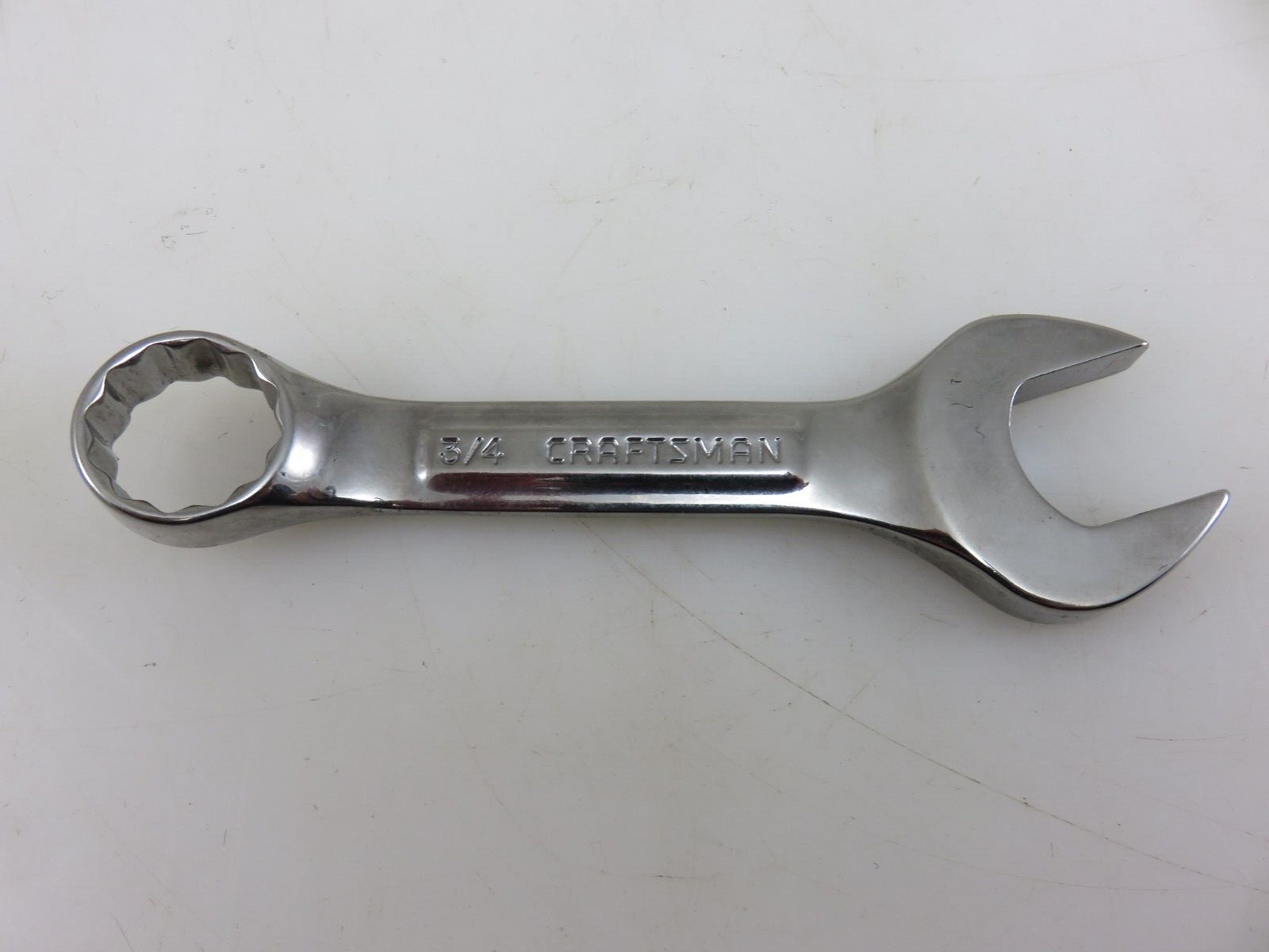 Craftsman 44109 Short Stubby Combination Wrench 3/4″ 5.5″ Long VV Made In USA