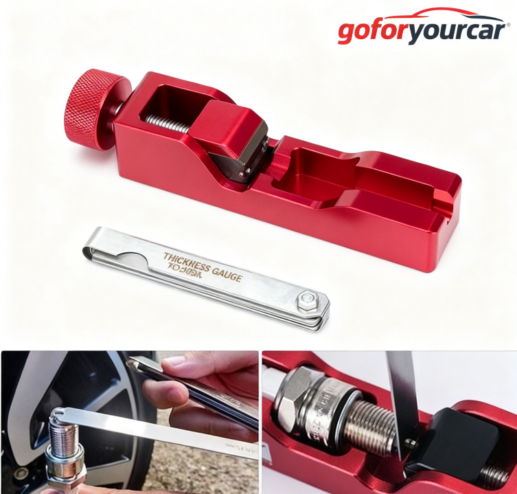 Spark Plug Gap Tool & 32 Blades Metric Feeler Gauge Gap Filler Measuring Tools