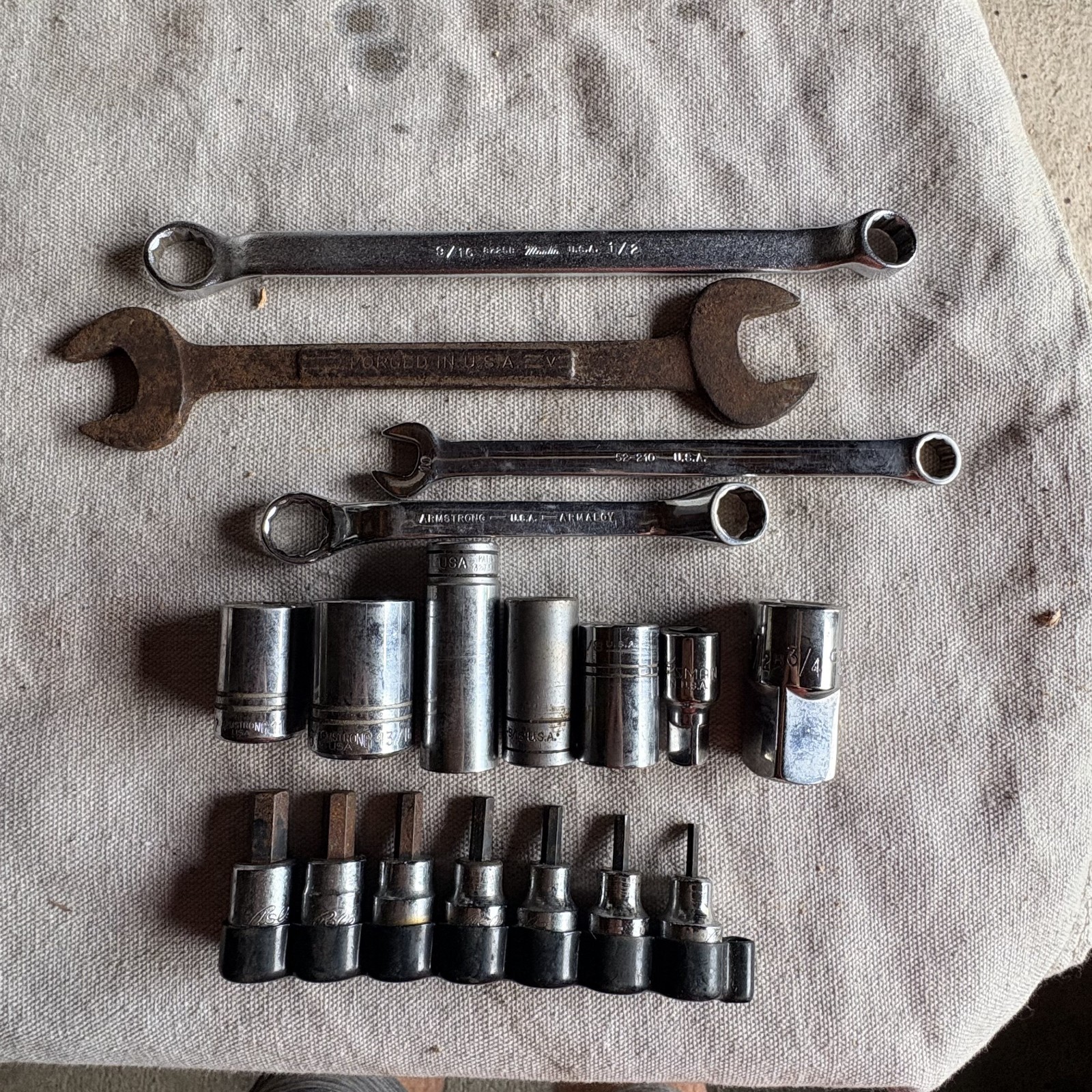 Lisle USA Socket 7 pc Hex Bit Set + other USA made Sockets and Wrenches
