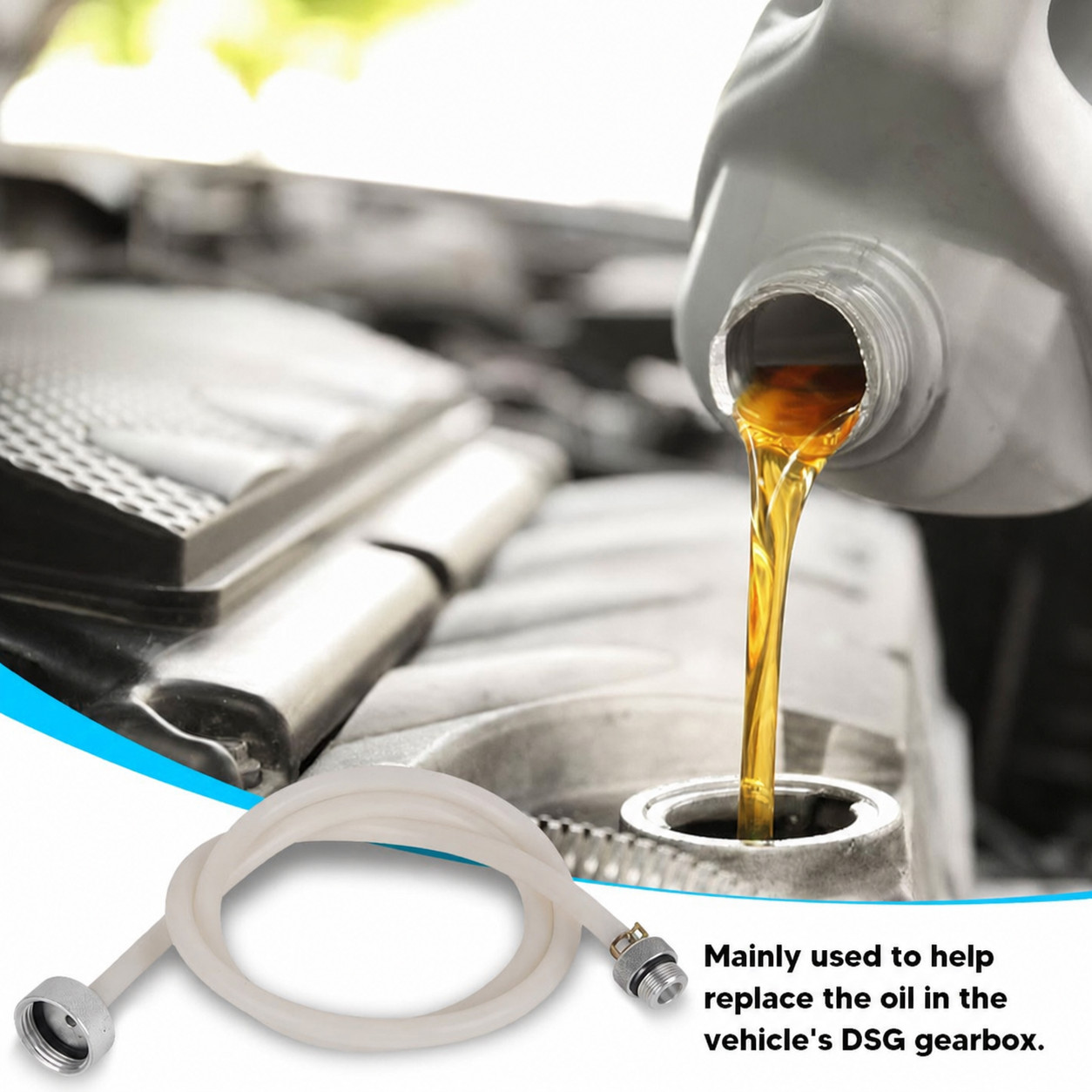 DSG Transmission Oil Fill Hose Adapter VAS 6262A M24x1.5 for VW Audi Skoda Seat
