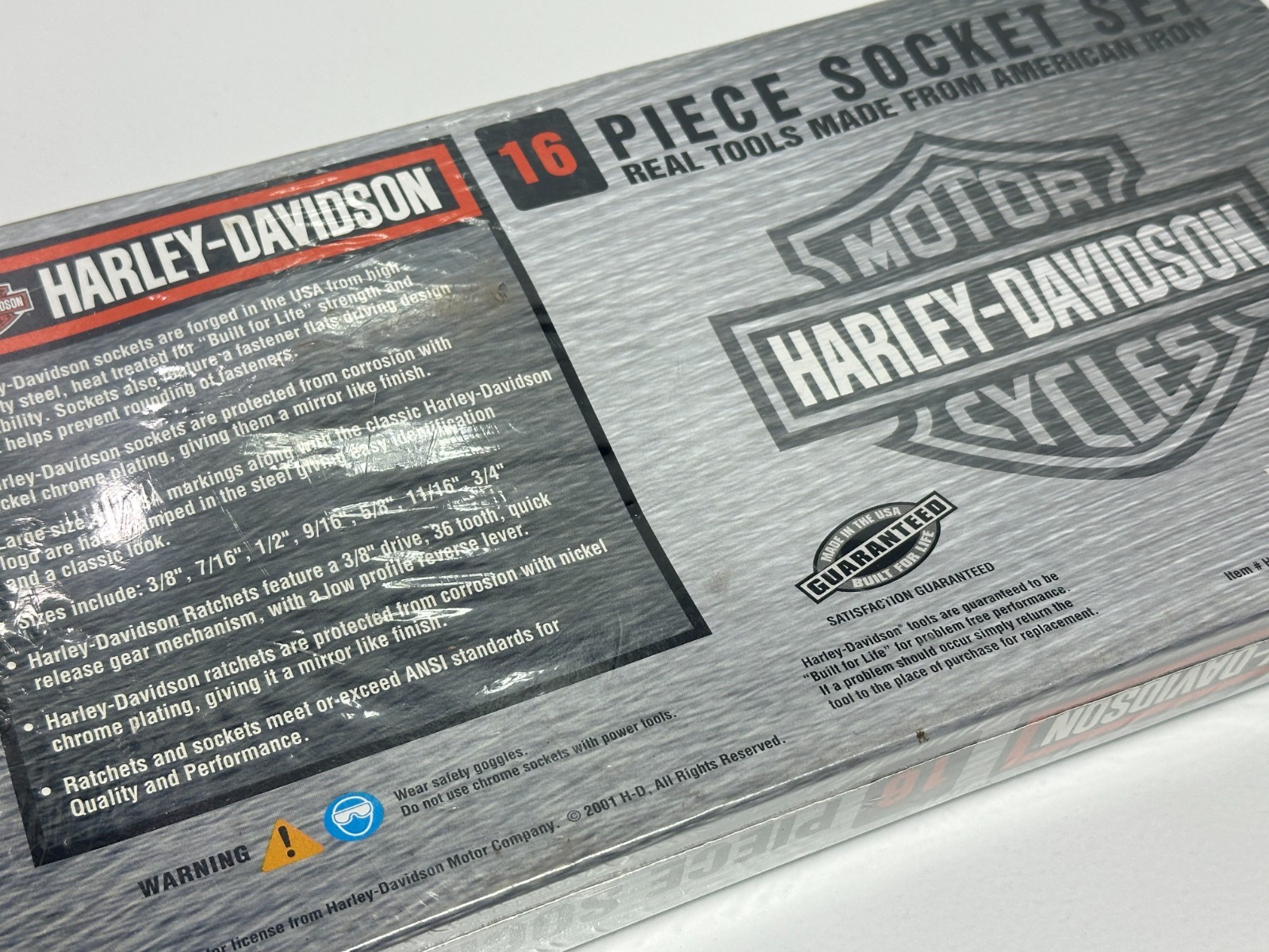 🇺🇸 Harley Davidson HD USA HDS3816 American Iron 16-Piece Socket Ratchet Set