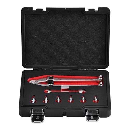 Adjustable Pin Spanner Wrench Set for Gland Nuts, 25/32″ to 3-15/16