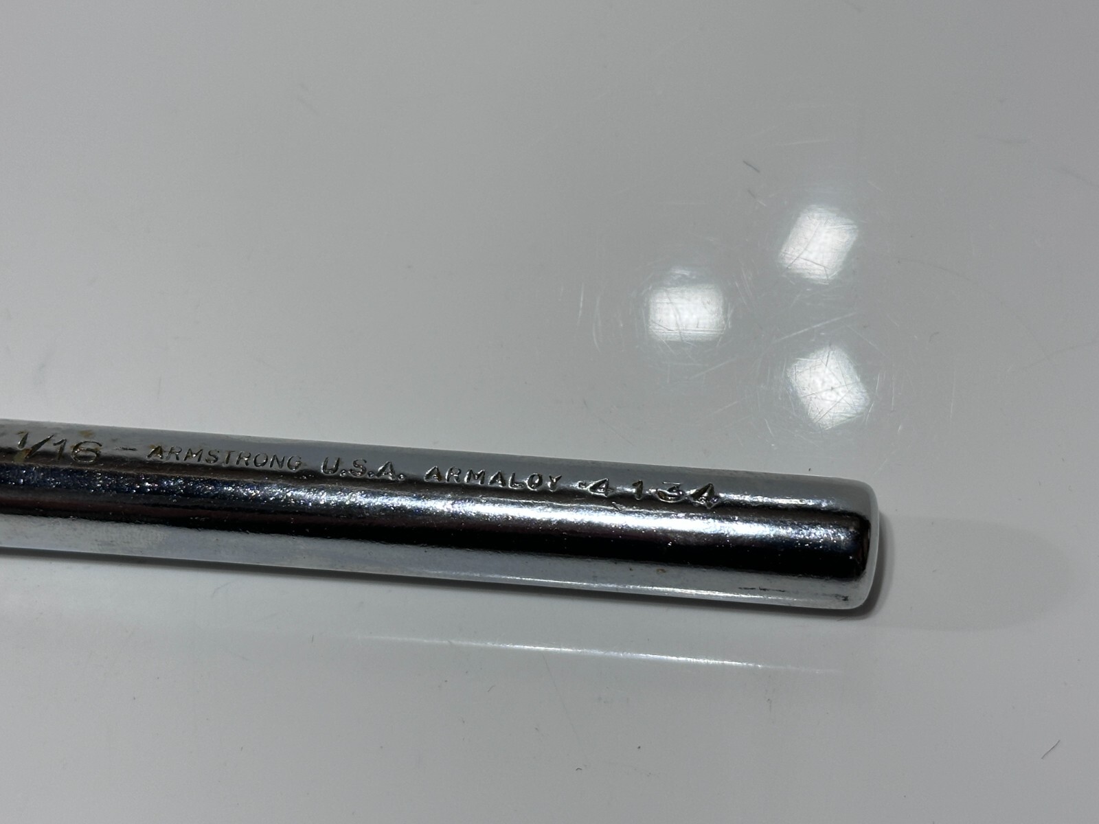 NOS Armstrong Tools USA 4134 SAE 1-1/6″ Single Line Flare Nut Wrench, 12 Point