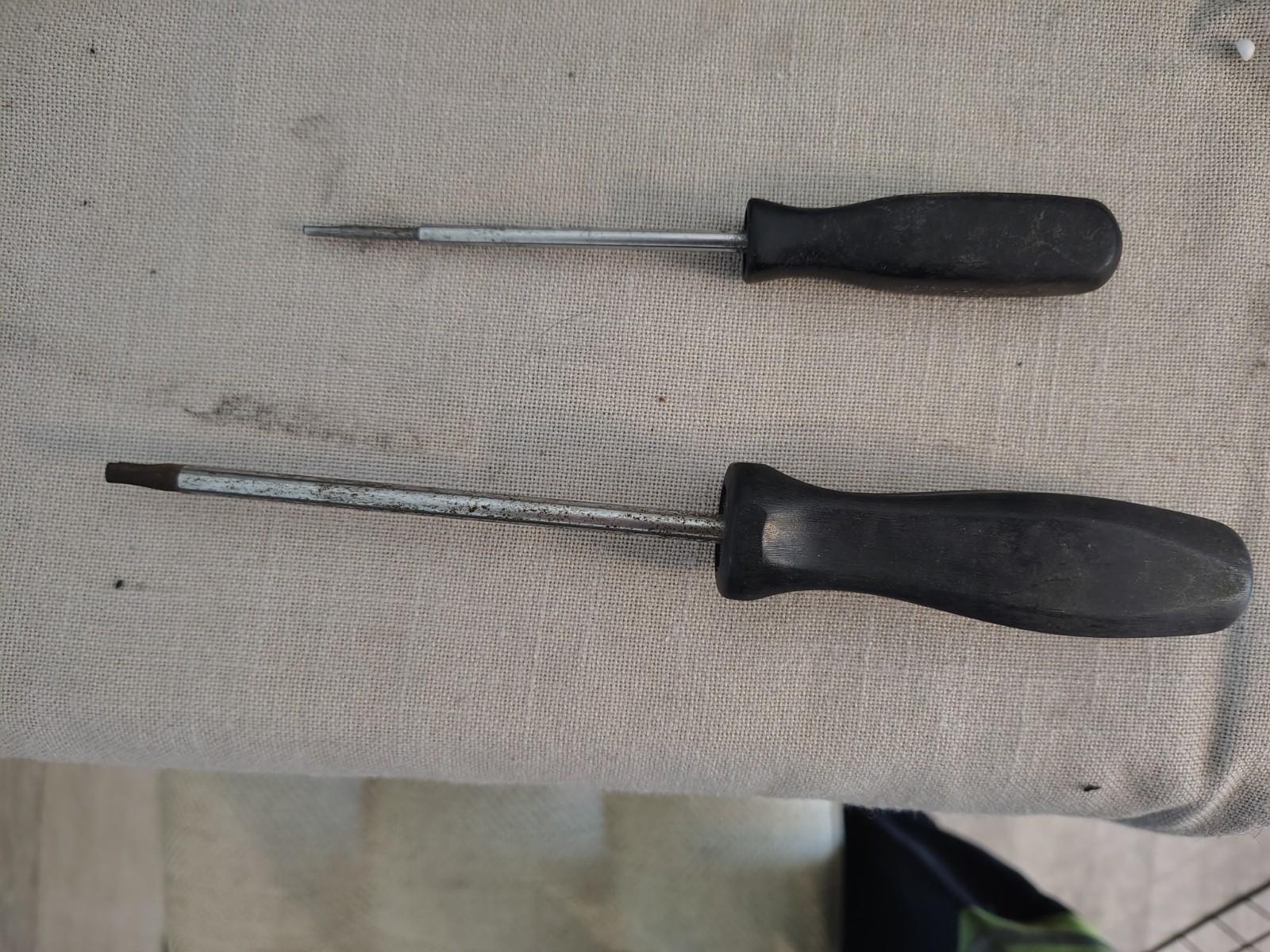 2pc Snap-on SDDC8 SSDC-4 Clutch Head Screwdriver Set Black Handle – Made in USA