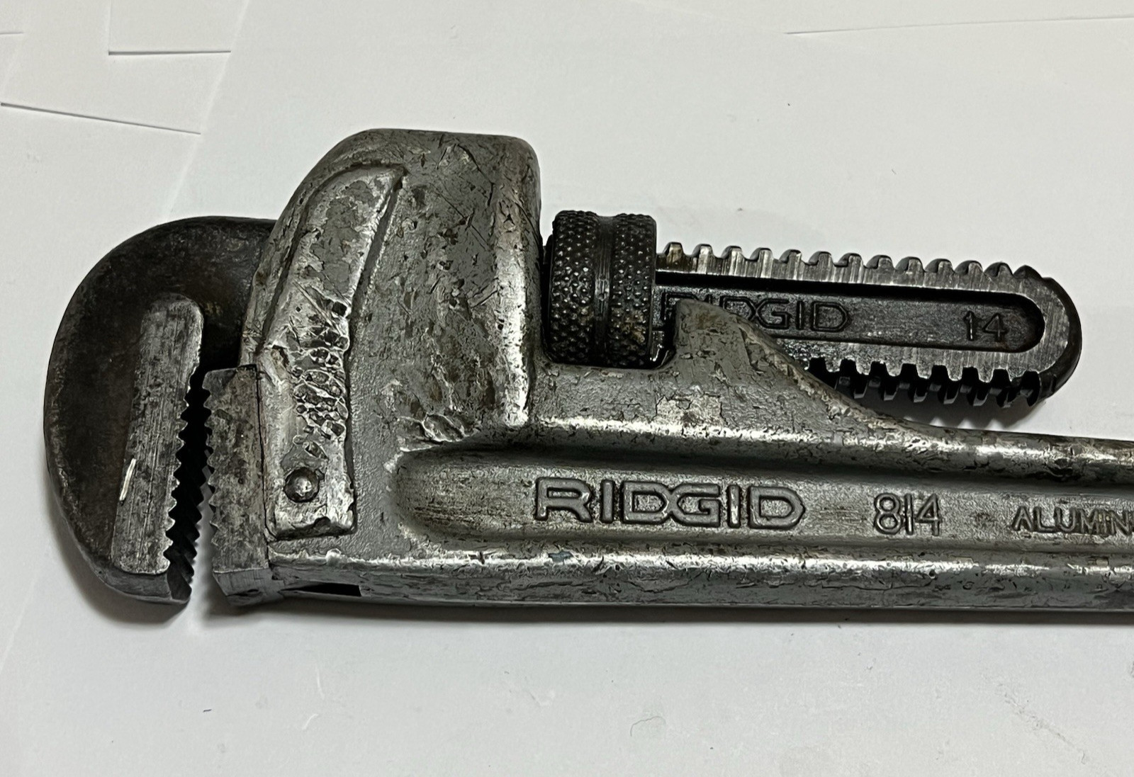 RIDGID 814 Ridge Tool Co 14″ Aluminum Heavy Duty Straight Pipe Wrench 350mm USA