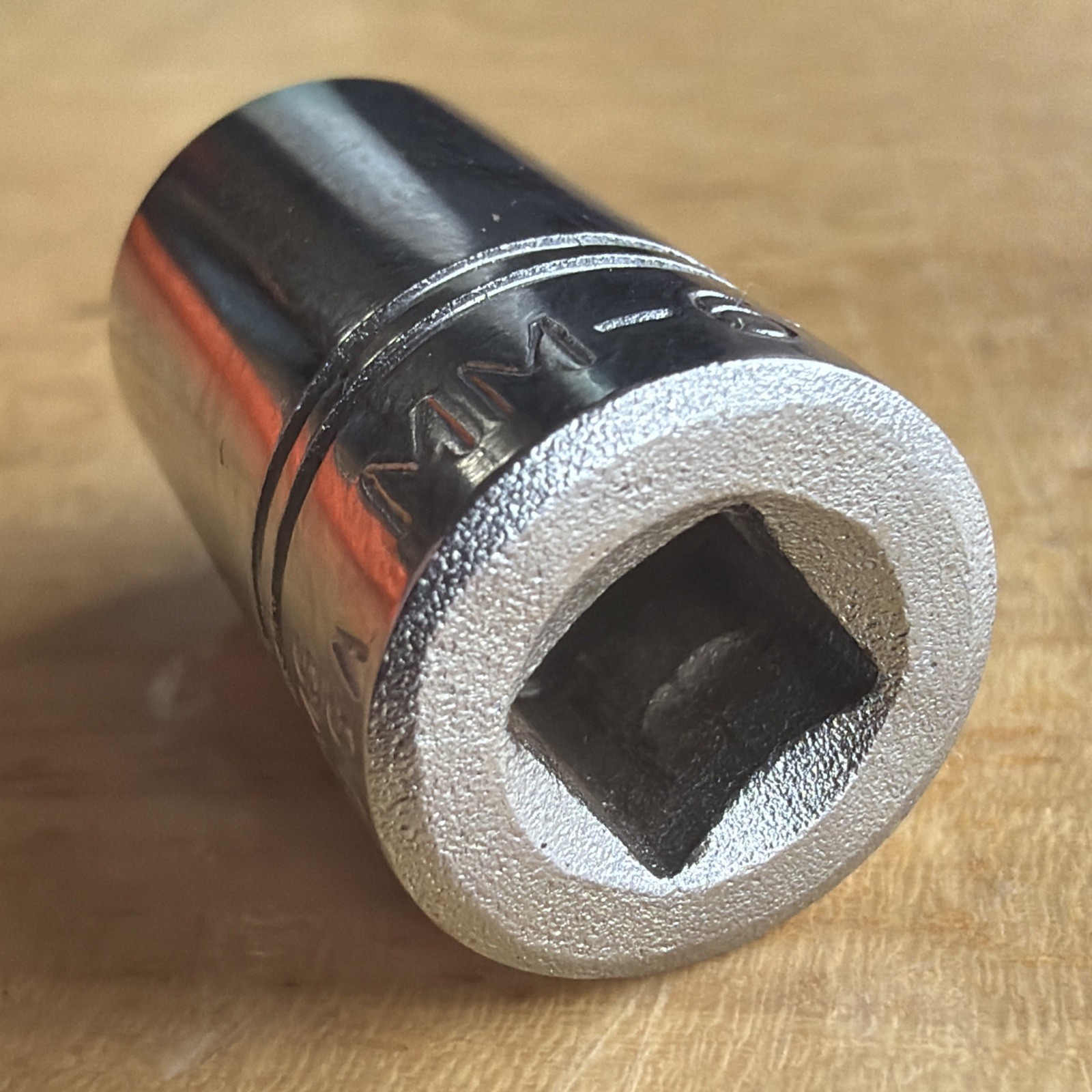 Vulcan x Williams Tools 10mm Shallow Socket 1/4″ Drive 6 Point MM-610 Vtg USA
